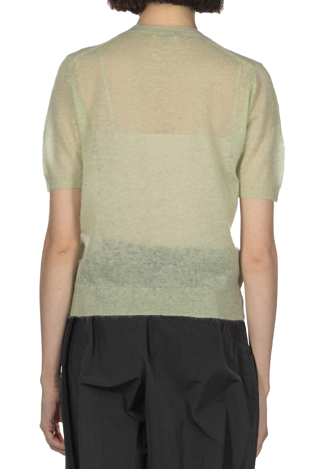 AURALEE - Kid Mohair Sheer Knit Tee