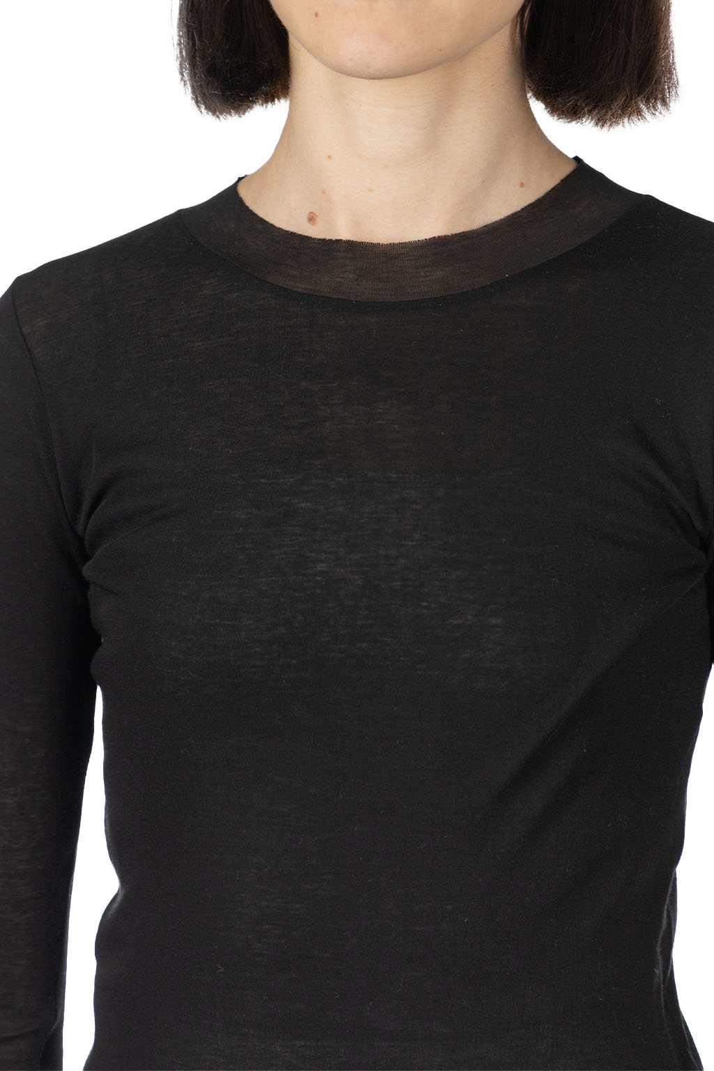 AURALEE - Super High Gauge Sheer Rib LS Tee