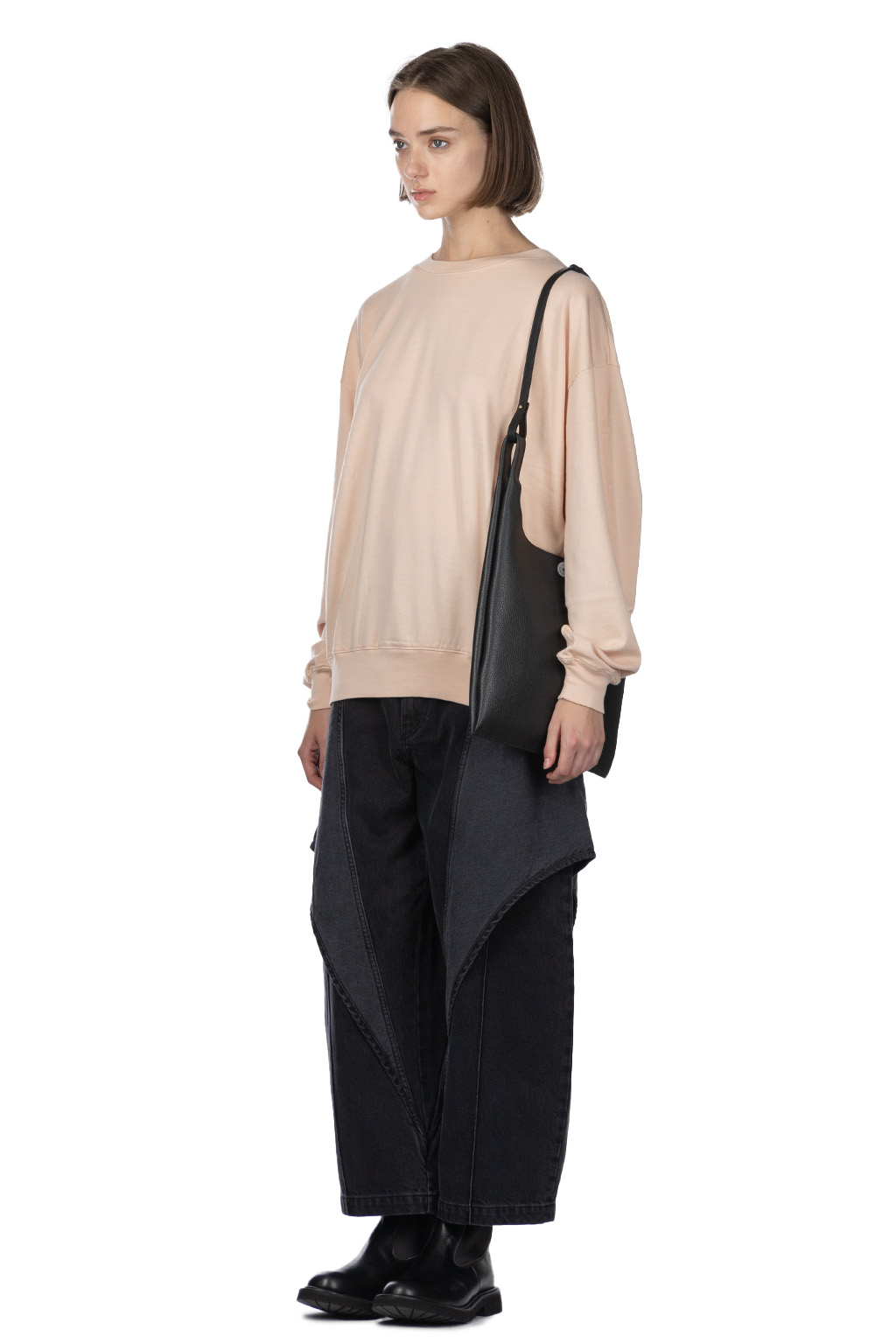 AURALEE - Super High Gauge Sweat Pullover - Pale Pink