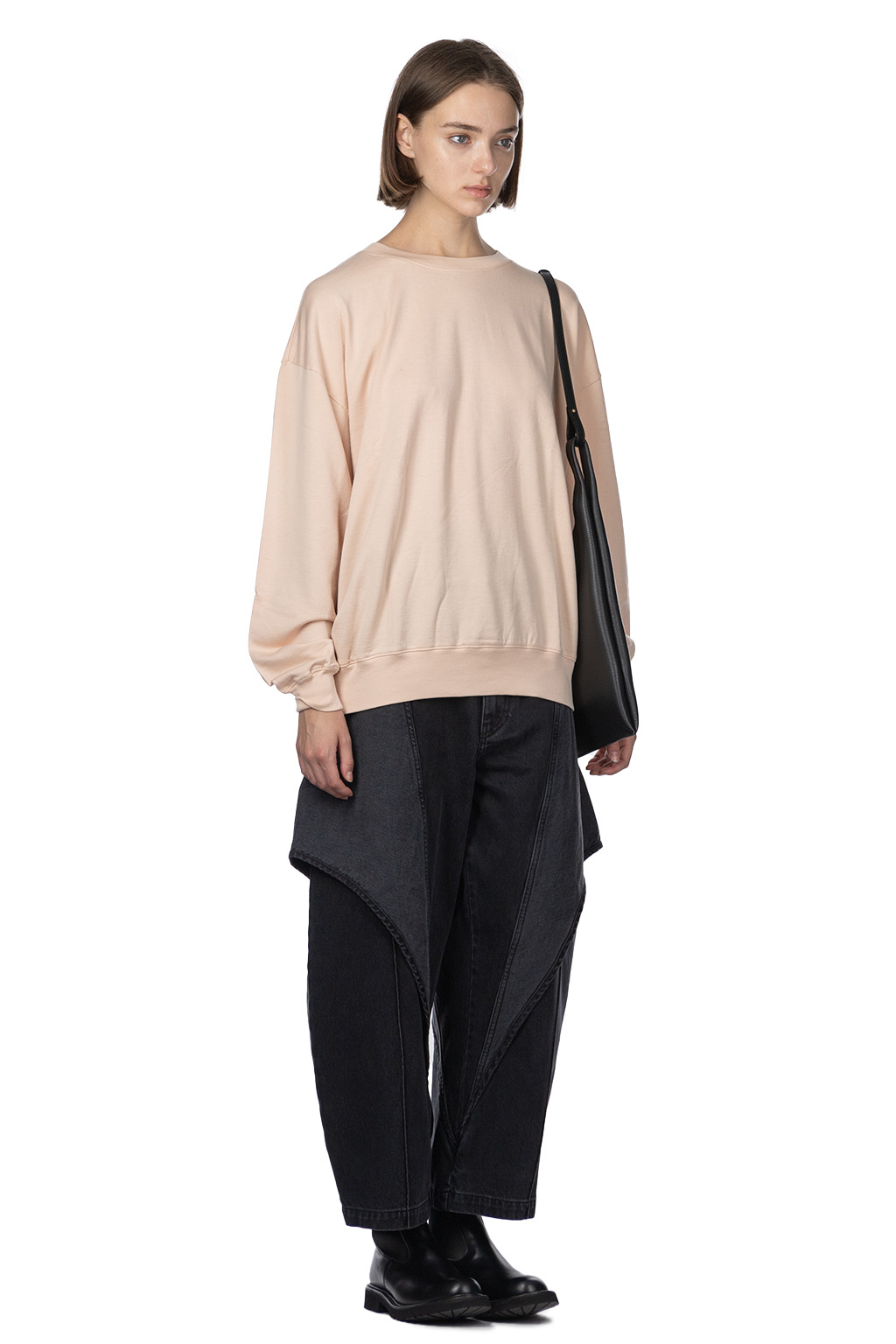 AURALEE - Super High Gauge Sweat Pullover - Pale Pink