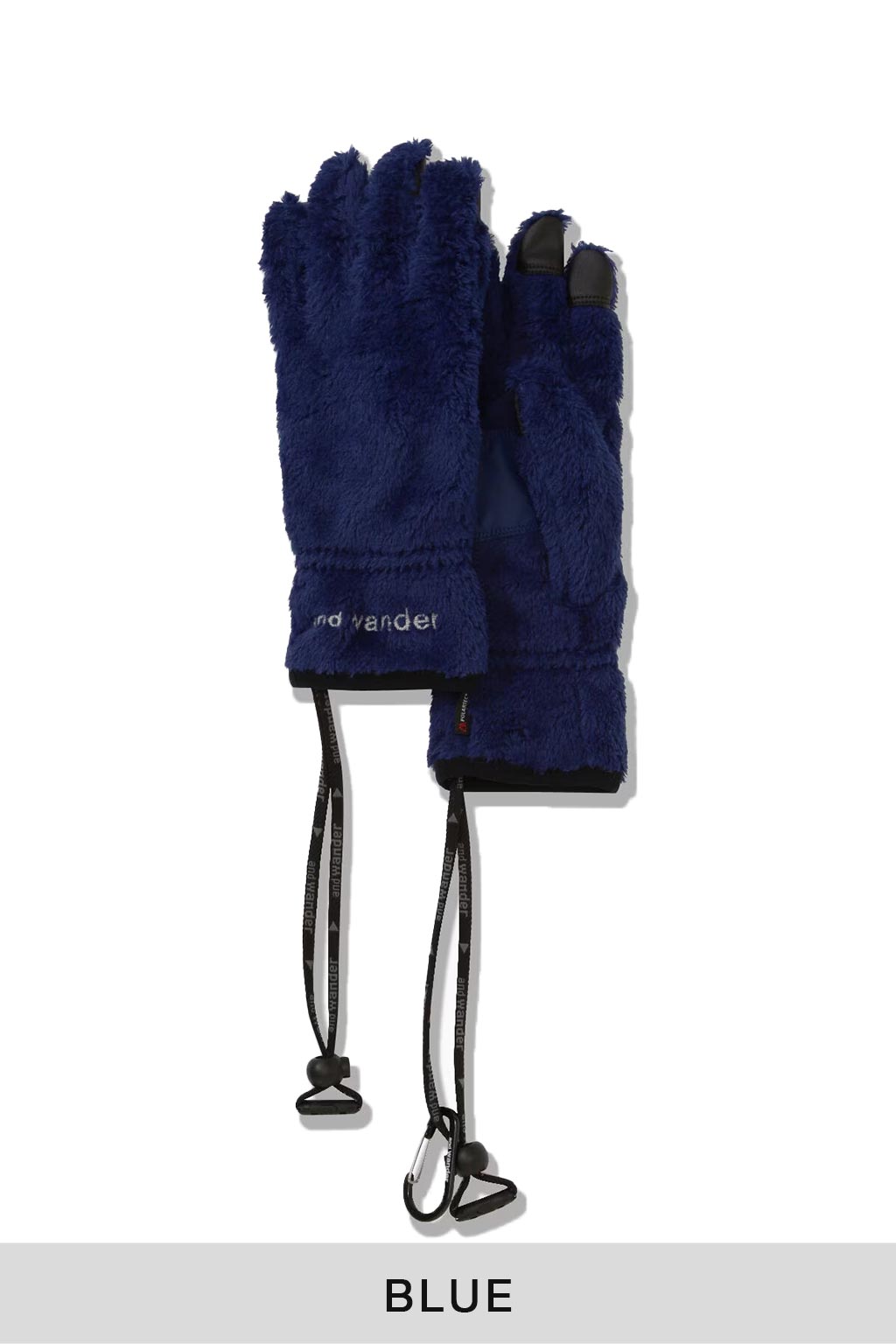 And Wander - High Loft Fleece Glove - Black