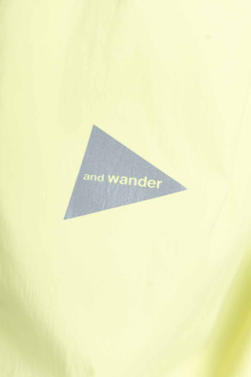 And Wander - UV Cut Stretch SS Shirt - Yellow Green