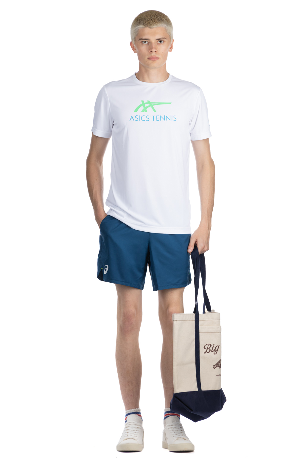 Asics - Men Game SS Top-Mako White