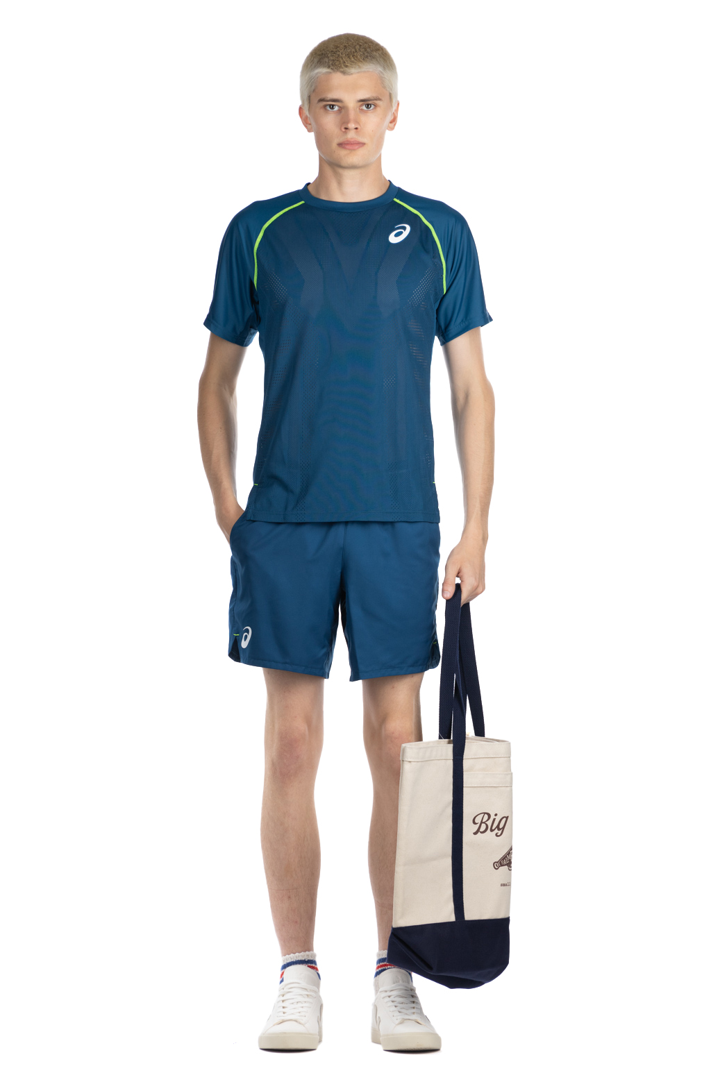 Asics - Men Match Actibreeze SS Top-Mako Blue