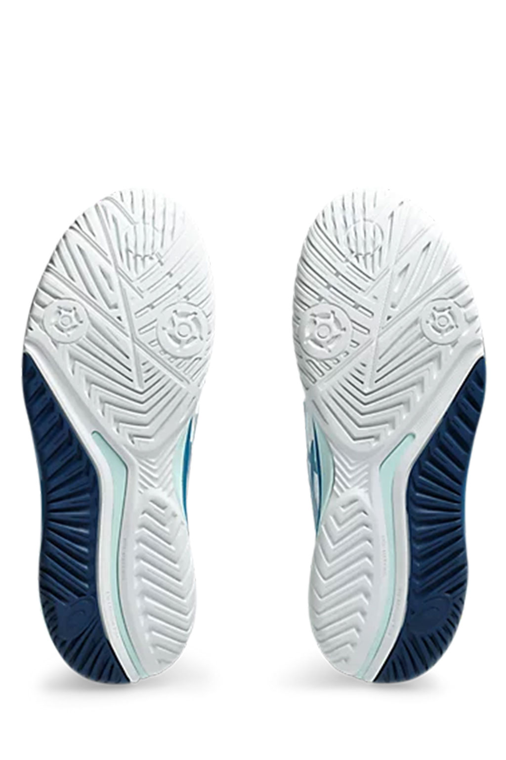 Asics - Women's Gel Resolution 9 White and Teal Blue