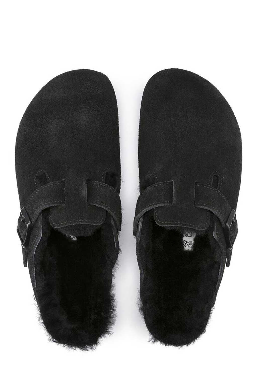 Birkenstock - Boston Shearling Black