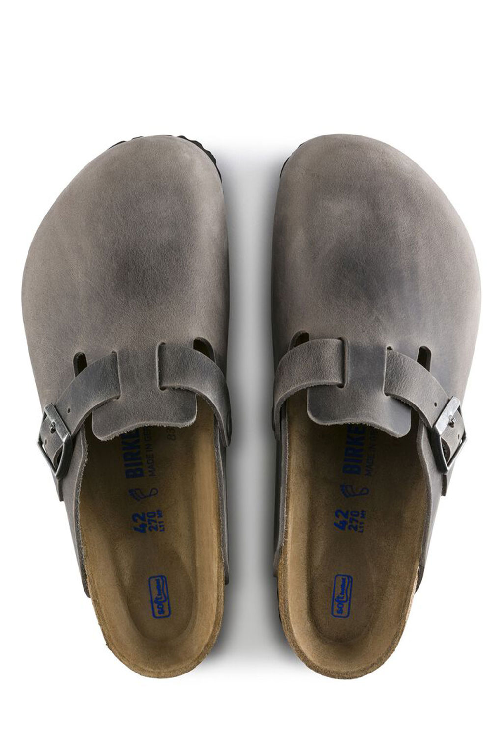 Birkenstock - Boston Soft Footbed Taupe Suede - Regular