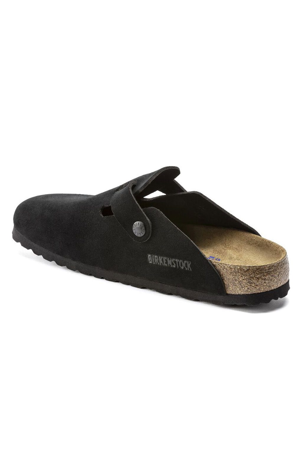 Birkenstock - Boston Soft Footbed Black Suede - Regular