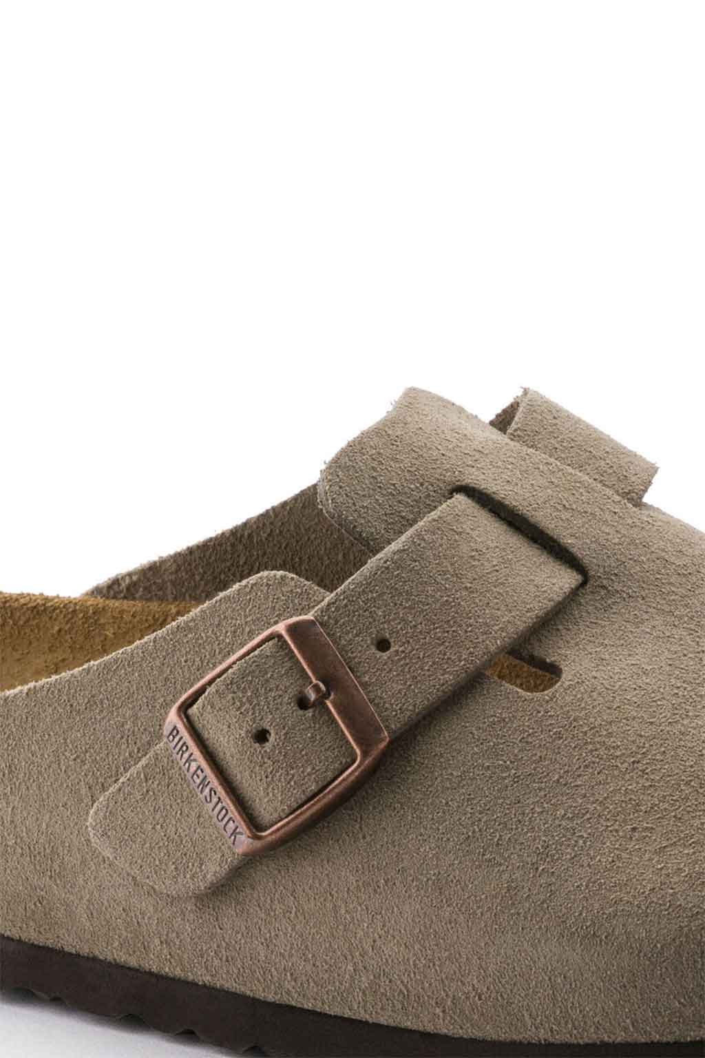 Birkenstock - Boston SFB - Taupe Suede - Narrow