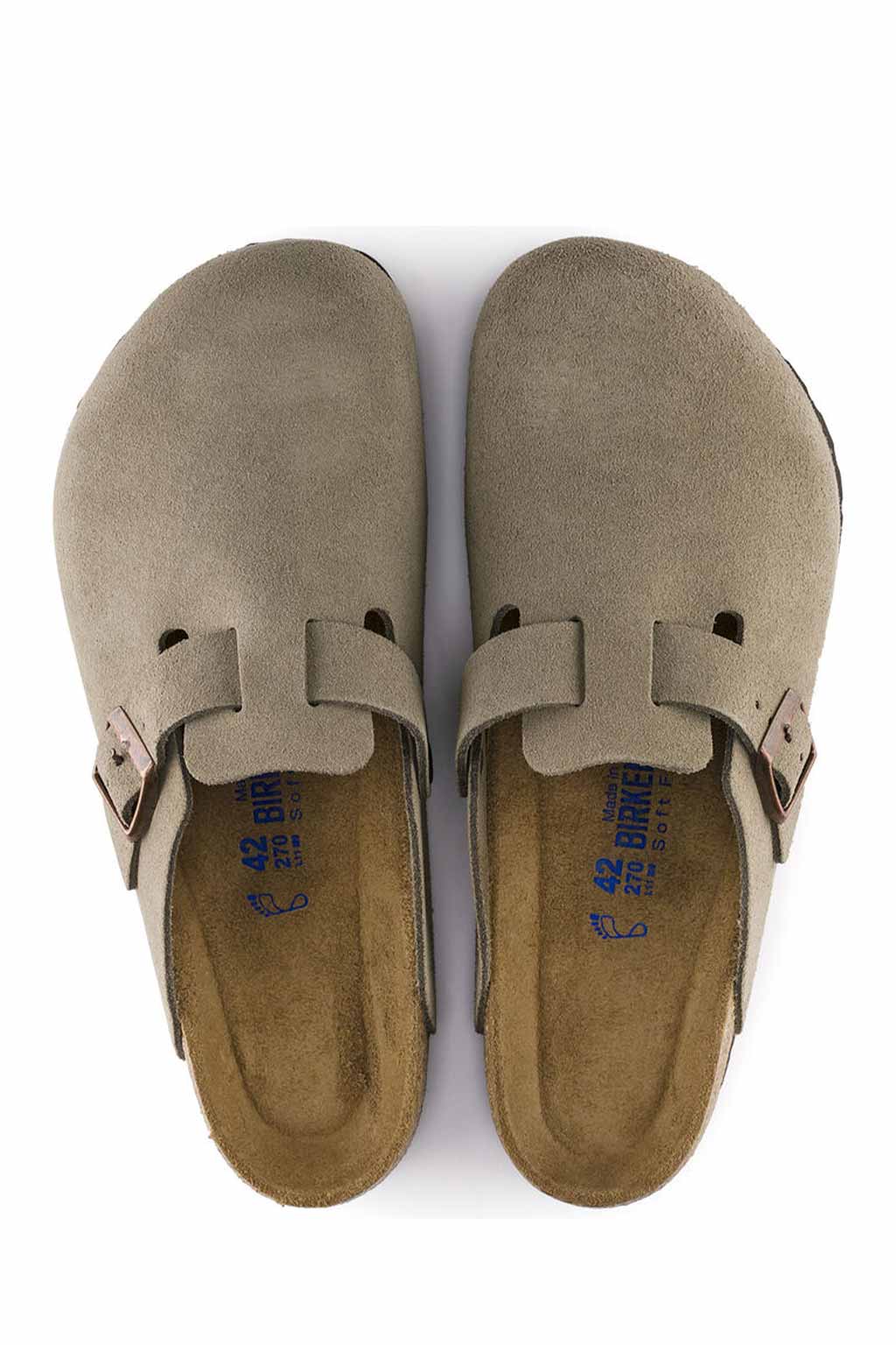 Birkenstock - Boston SFB - Taupe Suede