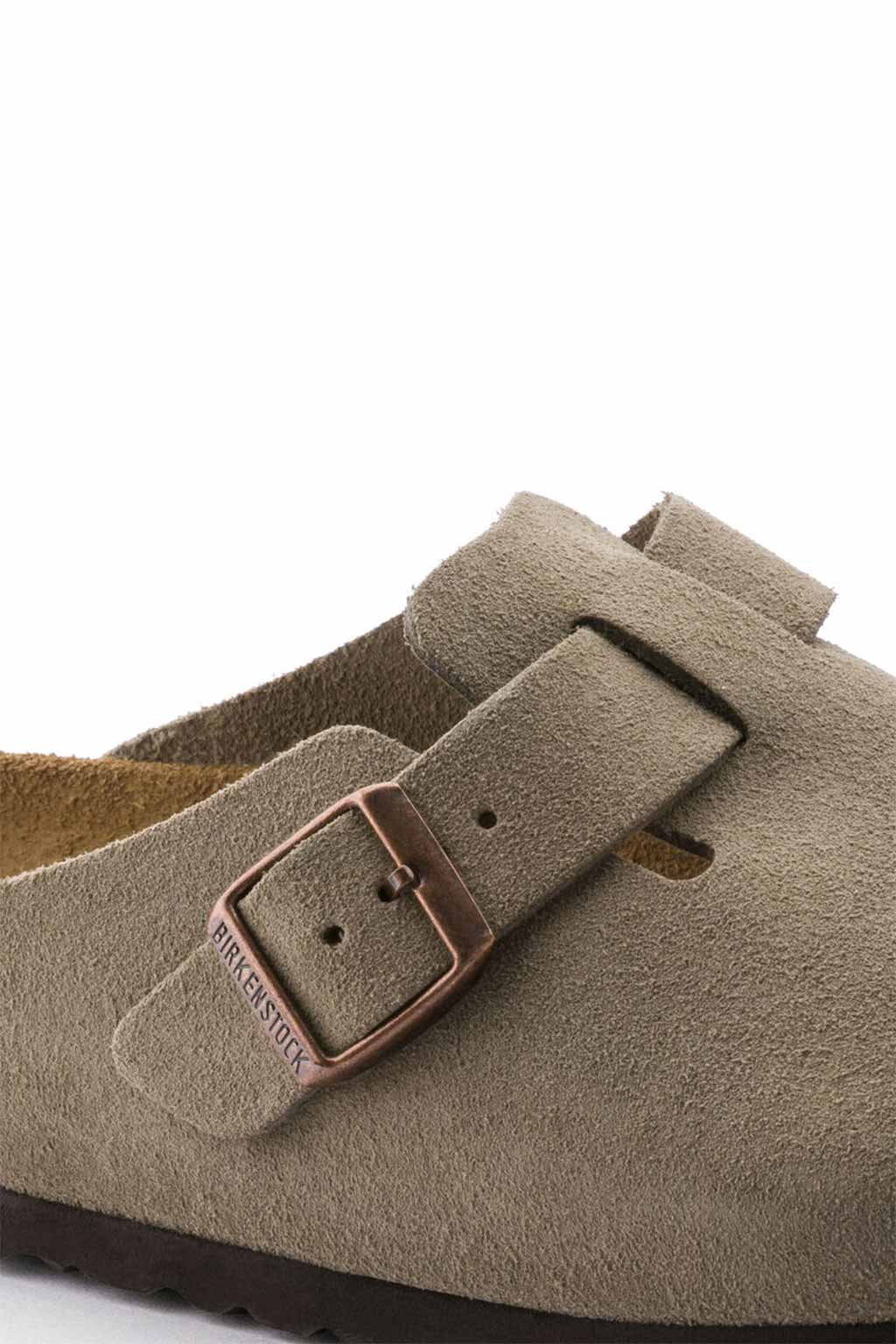 Birkenstock - Boston SFB - Taupe Suede