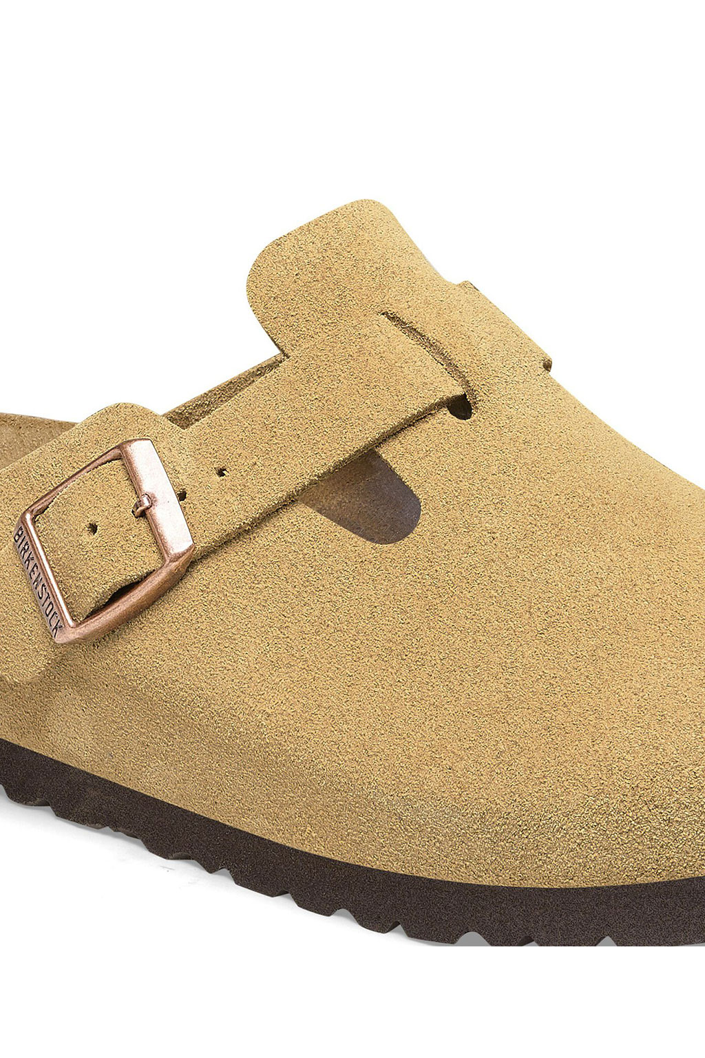 Birkenstock - Boston Suede Latte Cream