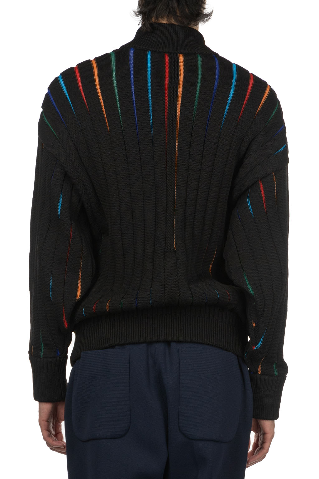 CFCL - Louver Stand-Up Collar Blouson - Black Multi