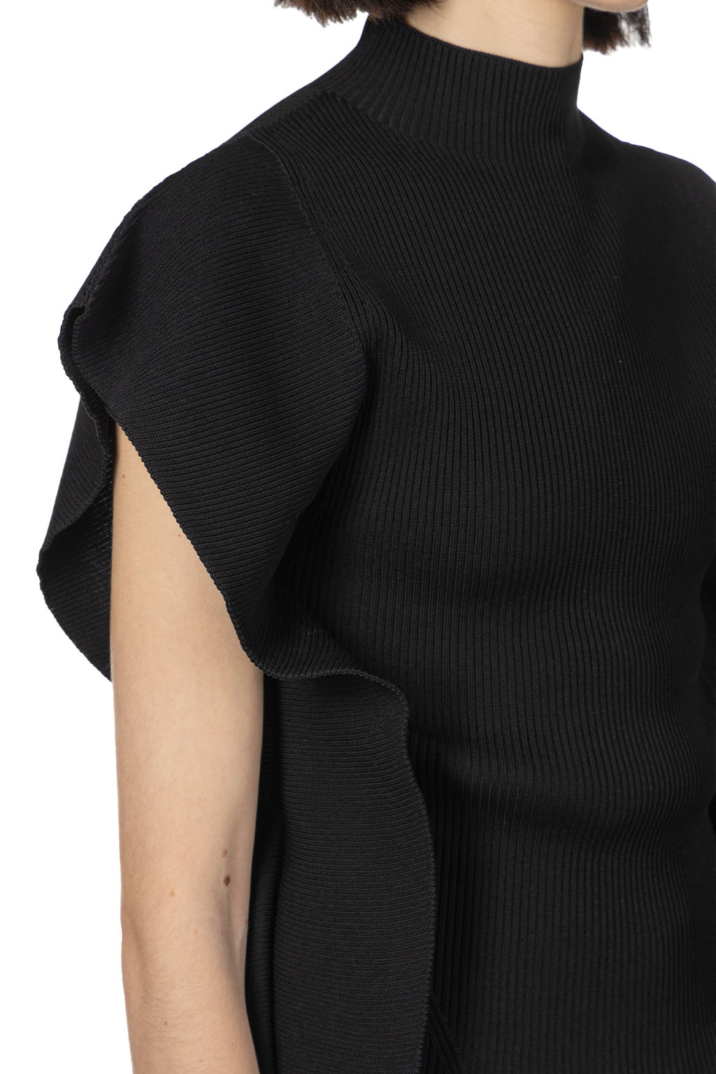 CFCL - Portrait Crease Top - Black