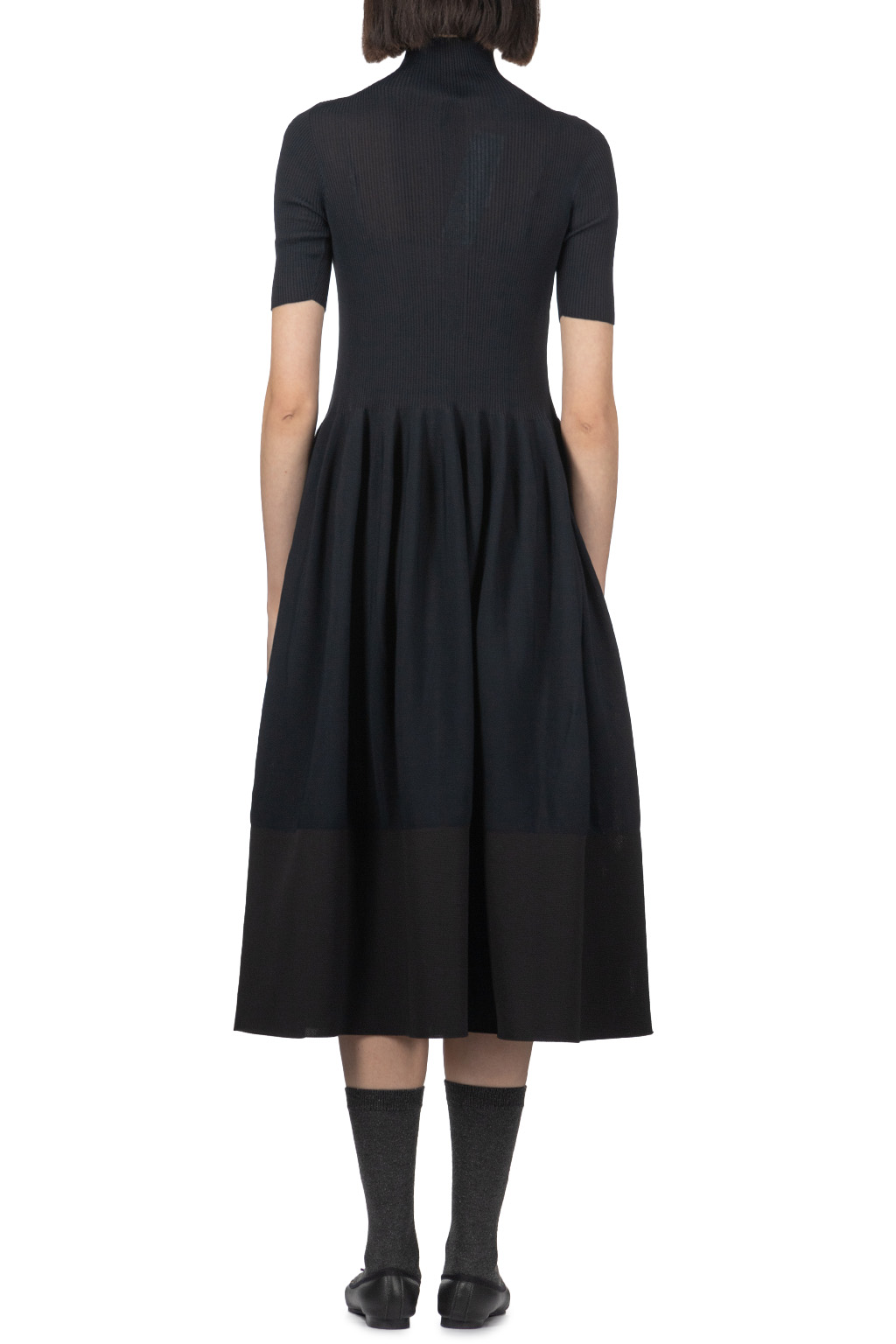 CFCL - Rivulet Short Sleeve Dress - Black