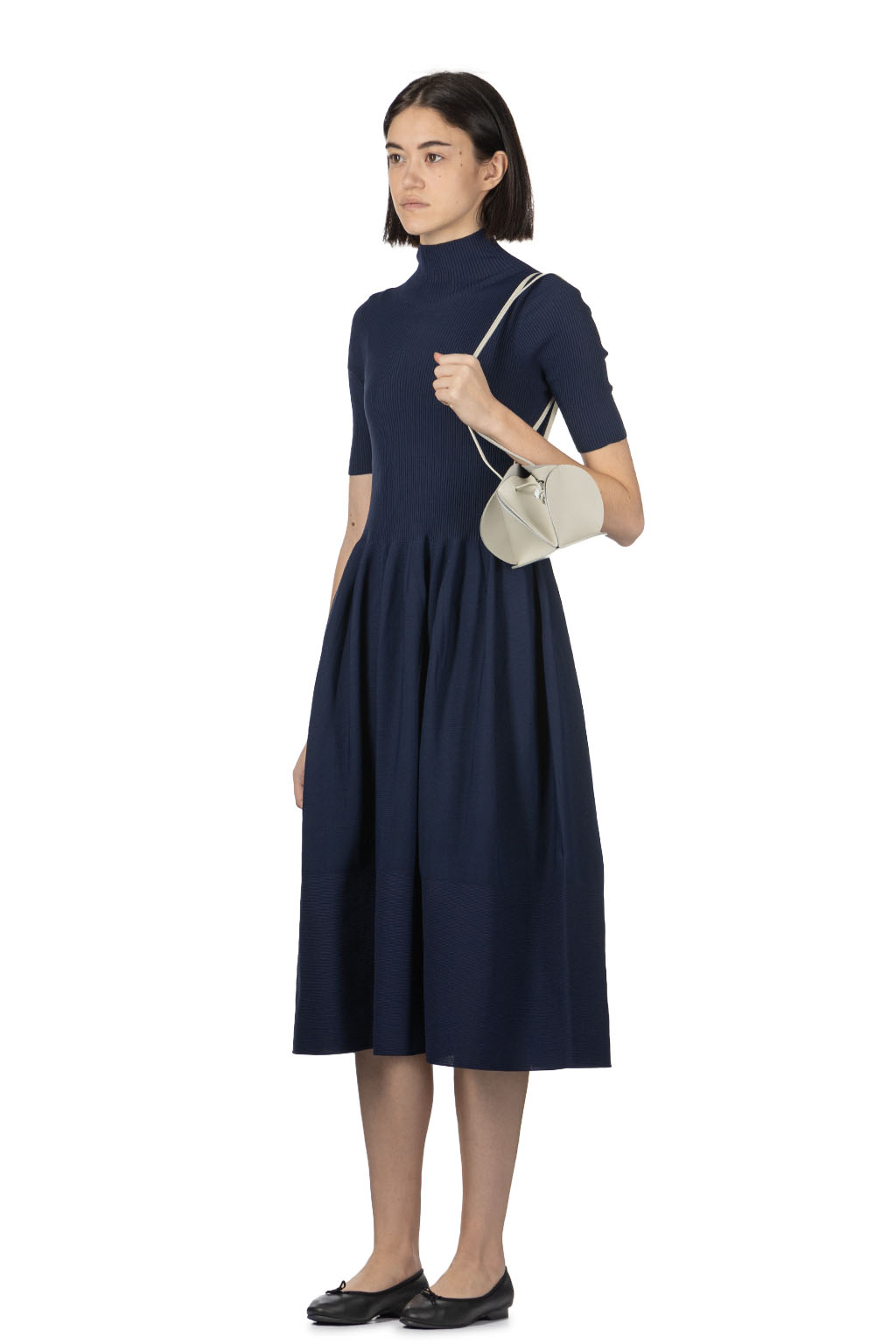 CFCL - Rivulet Short Sleeve Dress - Navy