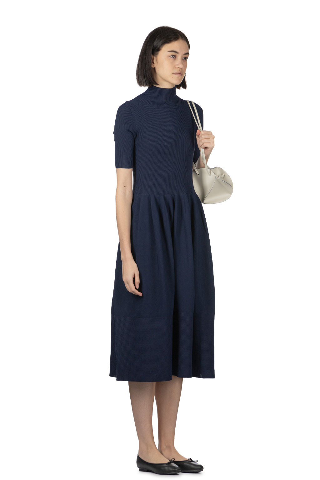 CFCL - Rivulet Short Sleeve Dress - Navy