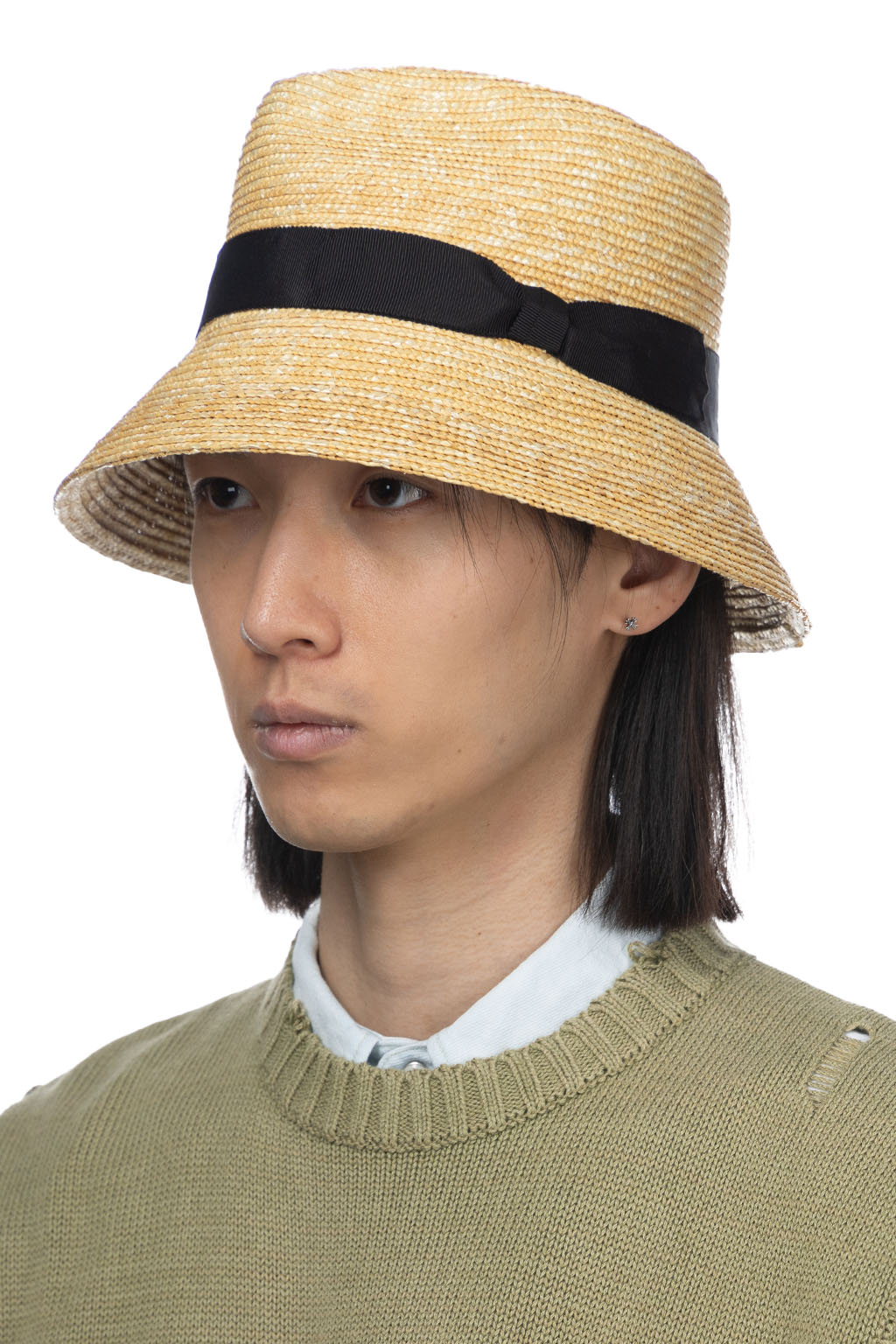 Cableami - Cotton Braid Bucket Hat - Beige