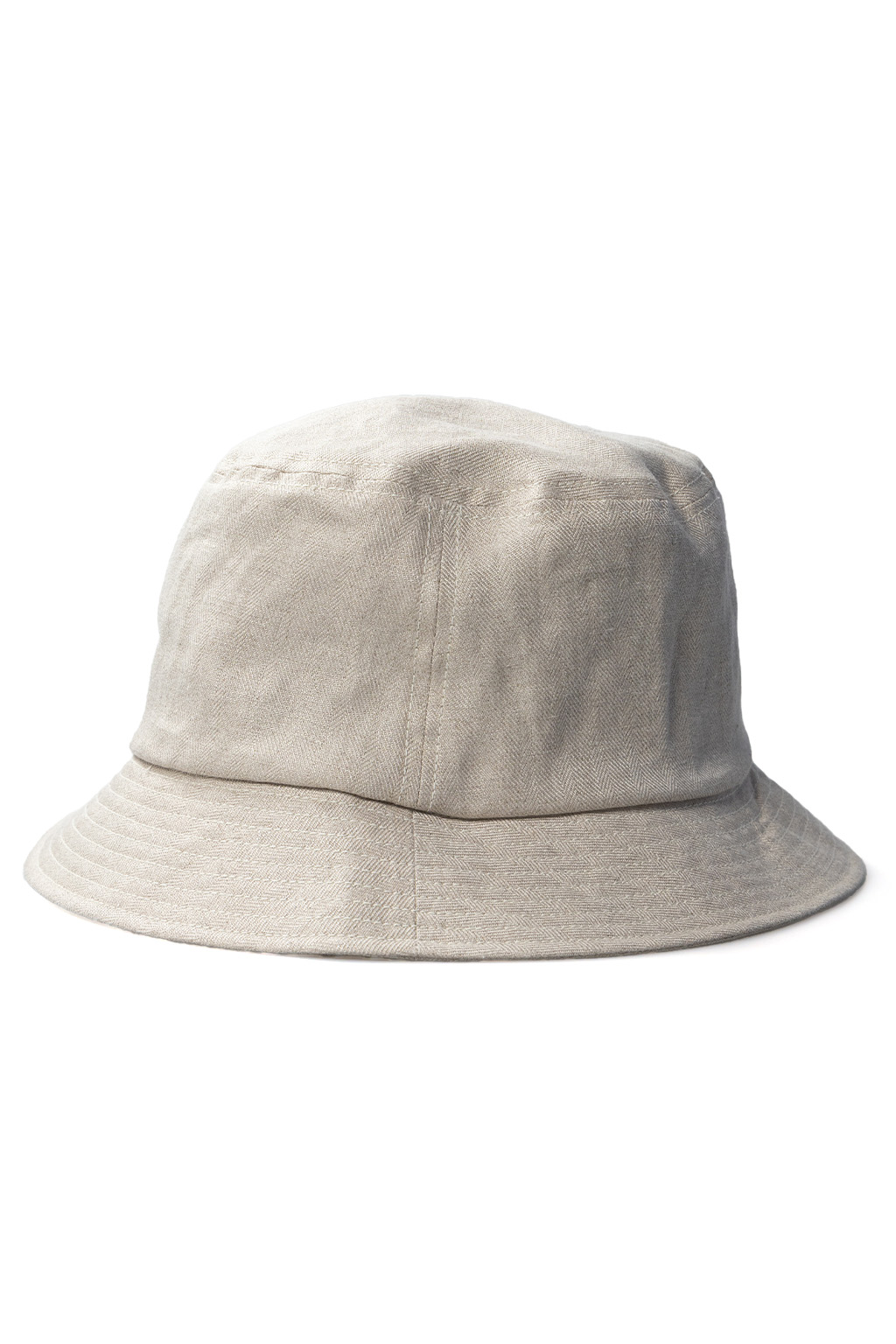 Cableami - Linen Herringbone Bucket Hat - Ercu