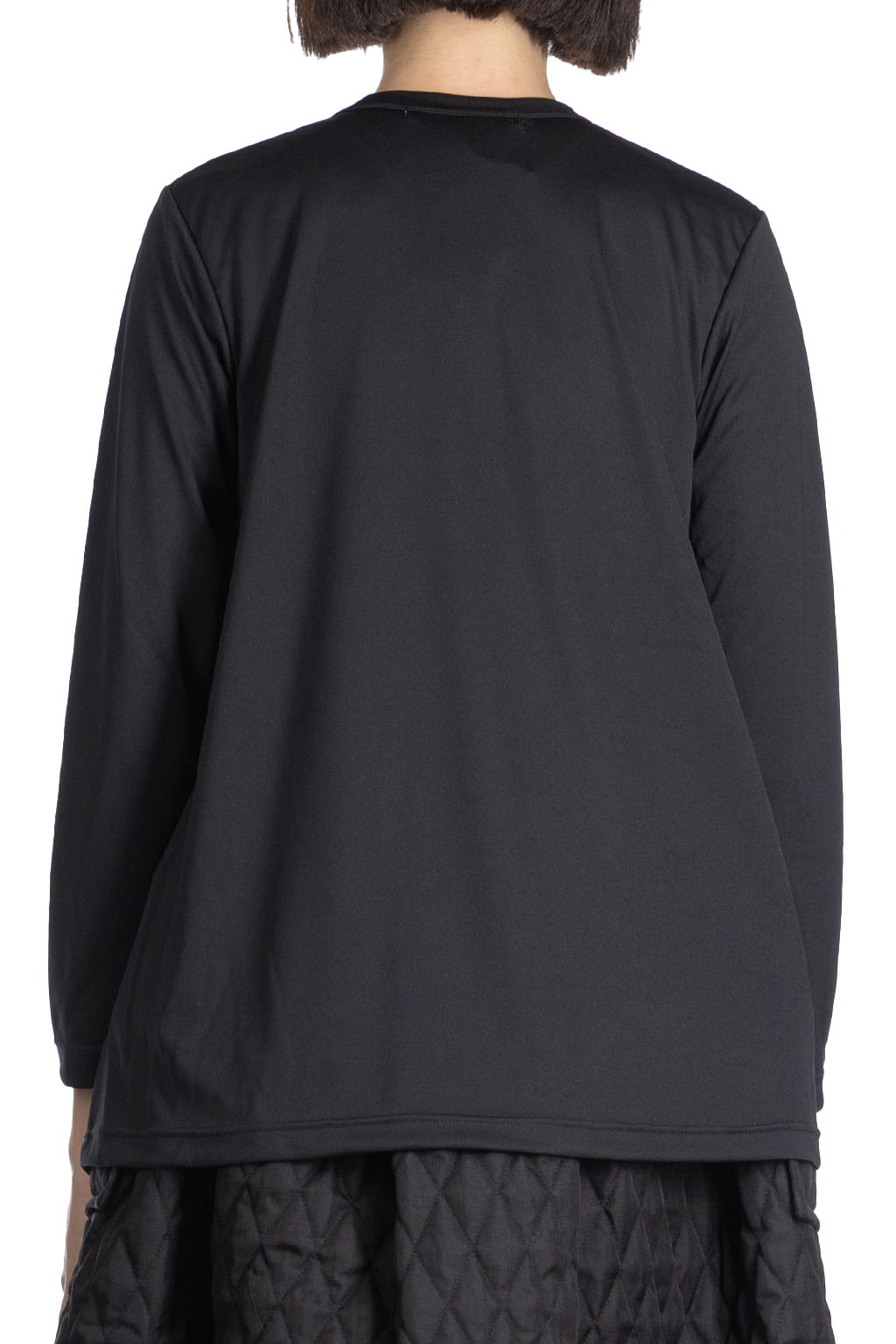 Comme Des Garcons Comme Des Garcons  - Poly x Velveteen LS Top - Black