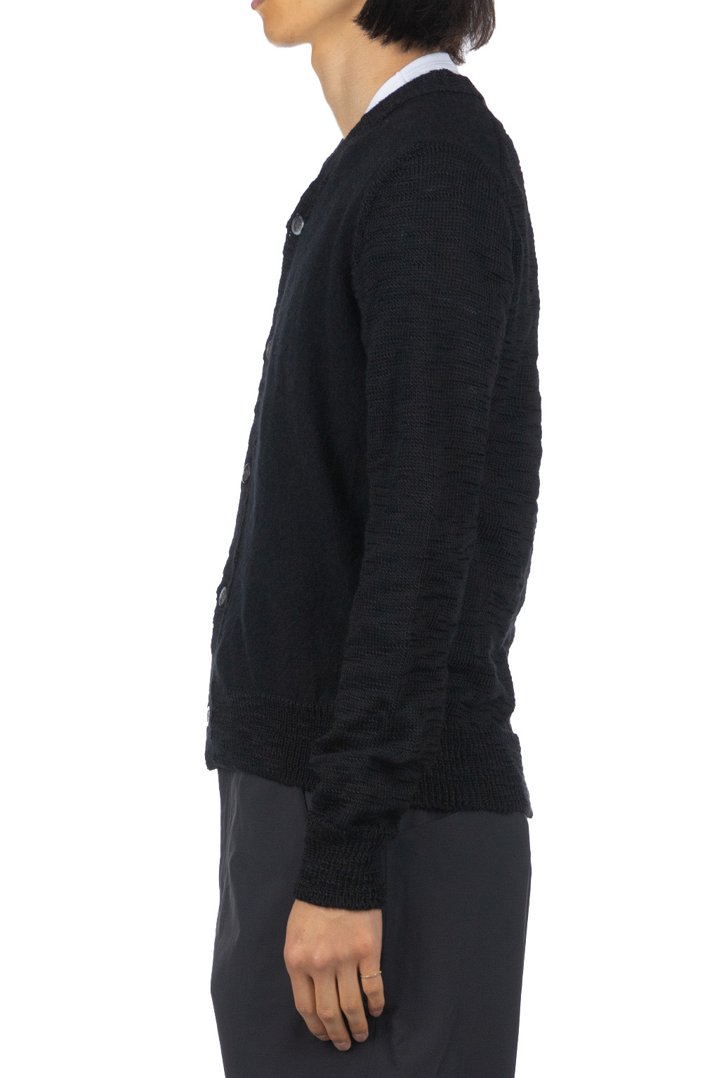 Comme Des Garcons Homme Deux - Wool Cardigan - Black