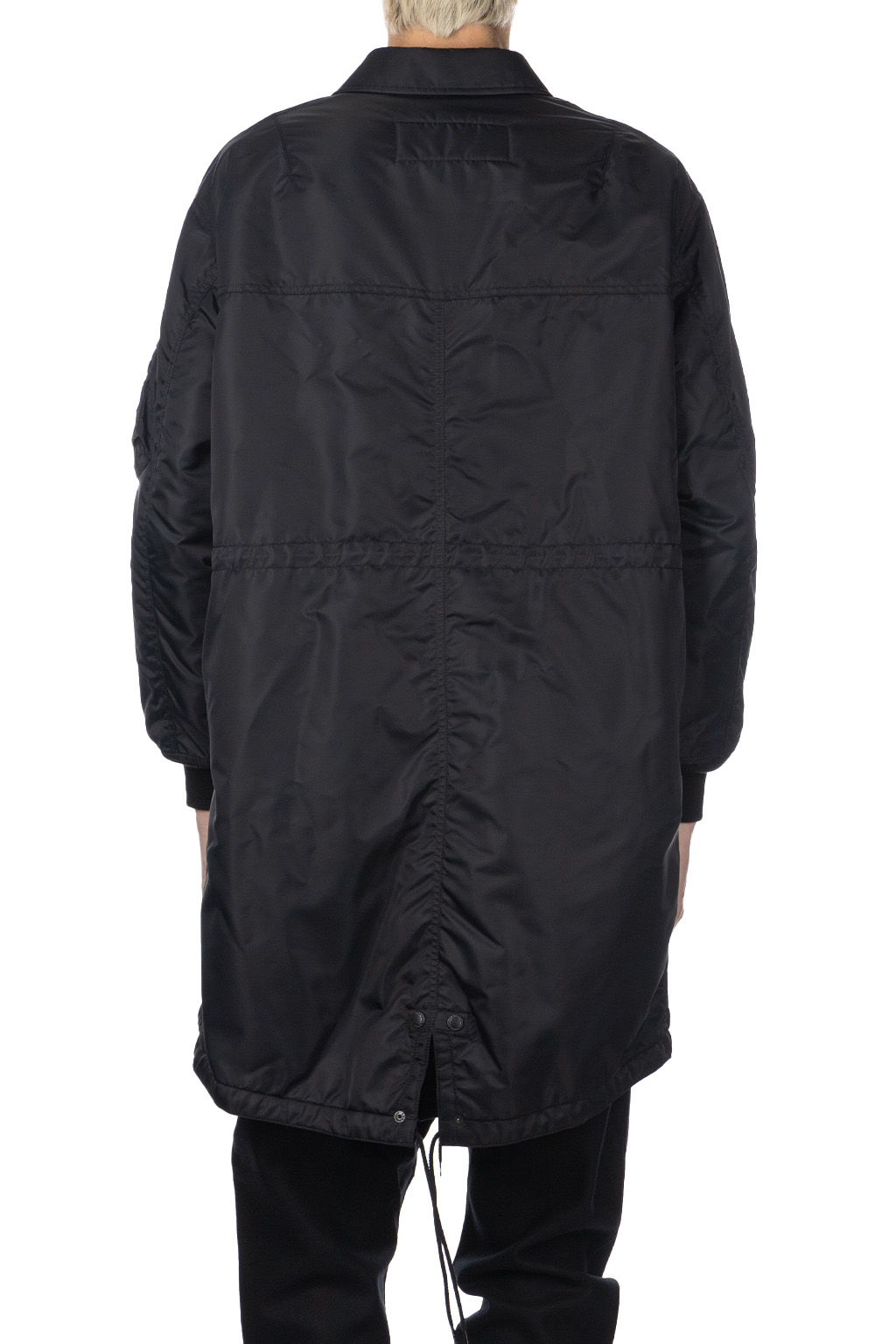 Comme Des Garcons Homme - Nylon Twill Long Coat - Black