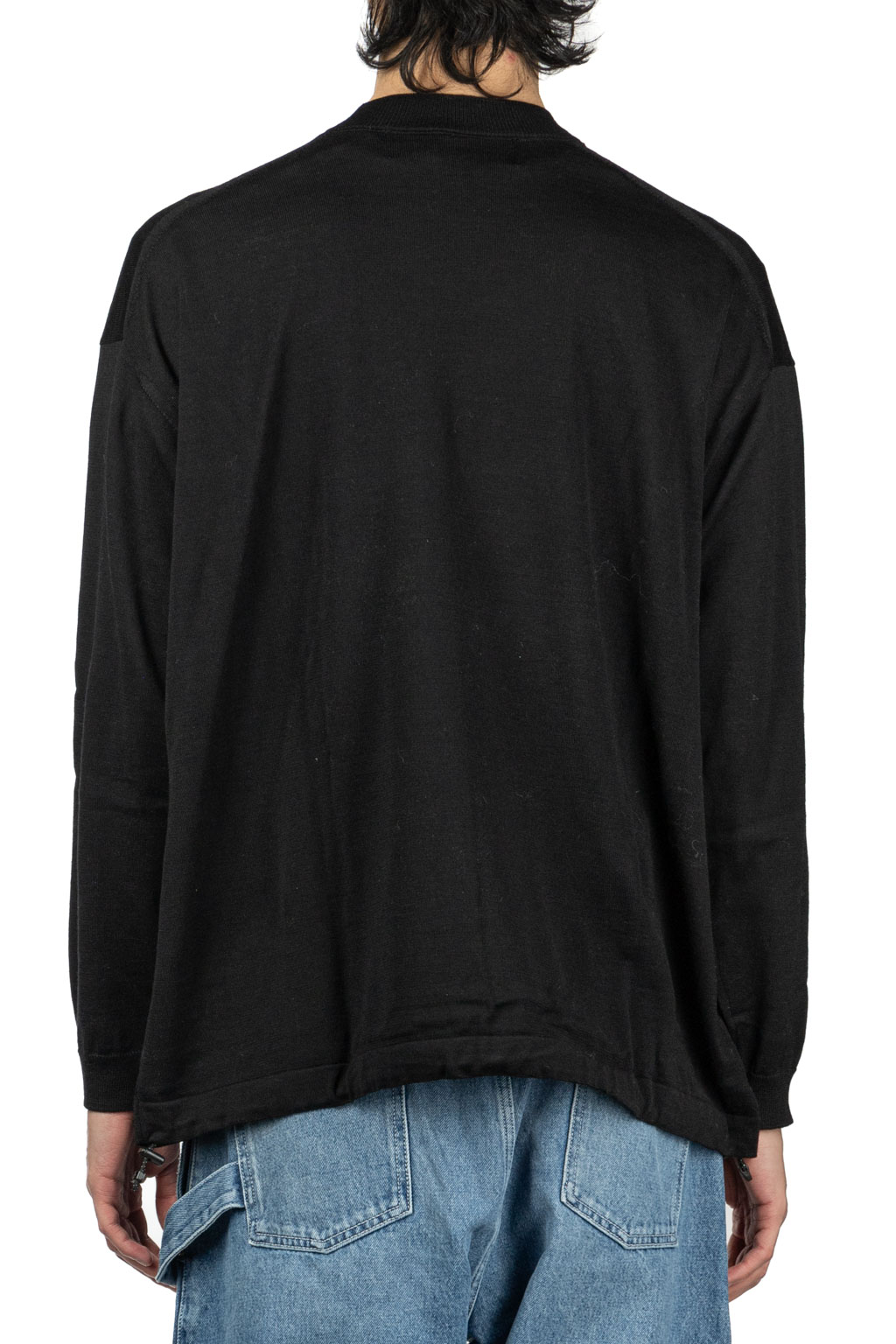 Comme Des Garcons Homme - Worsted Wool Jersey Sweater - Black