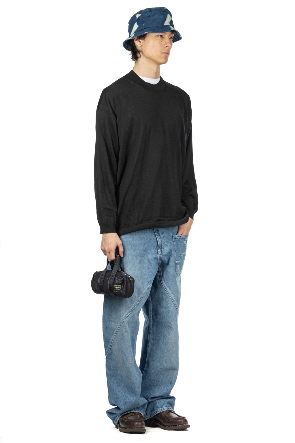 Comme Des Garcons Homme - Worsted Wool Jersey Sweater - Black