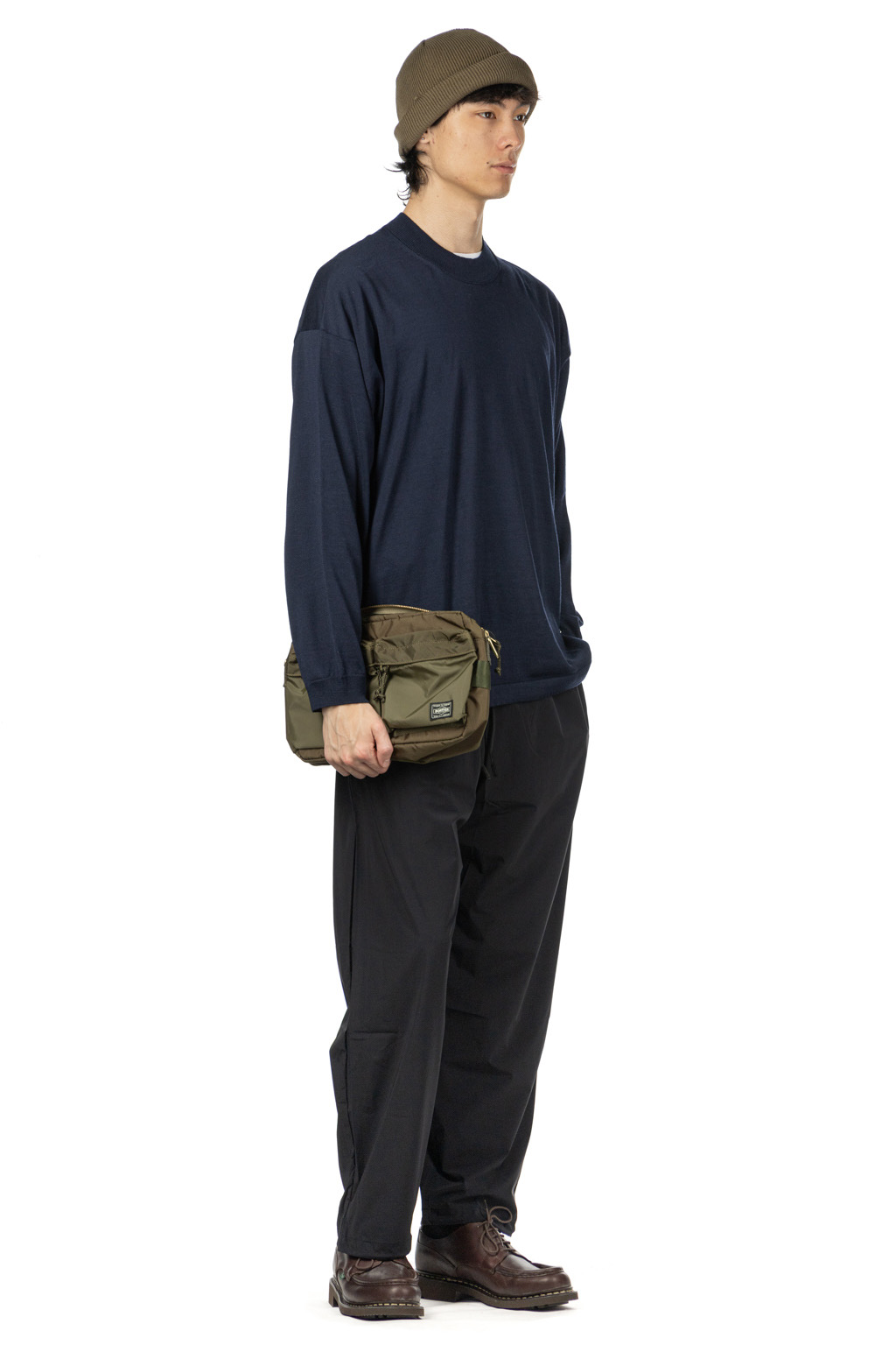 Comme Des Garcons Homme - Worsted Wool Jersey Sweater - Navy