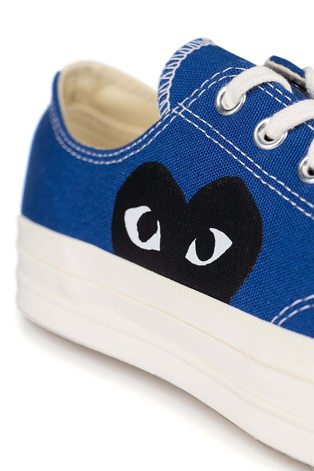 Comme Des Garcons Play Blue Converse - Half Heart Chuck 70 Low Sneakers