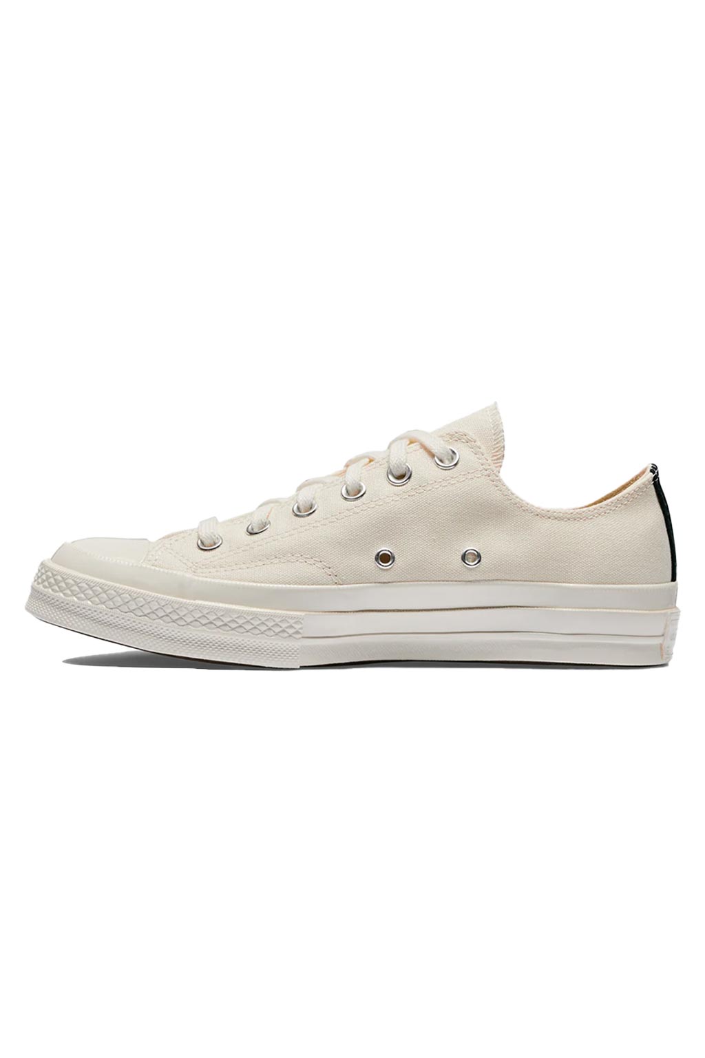 Comme Des Garcons Play - Off White Converse - Small Heart Chuck 70 Low Sneakers