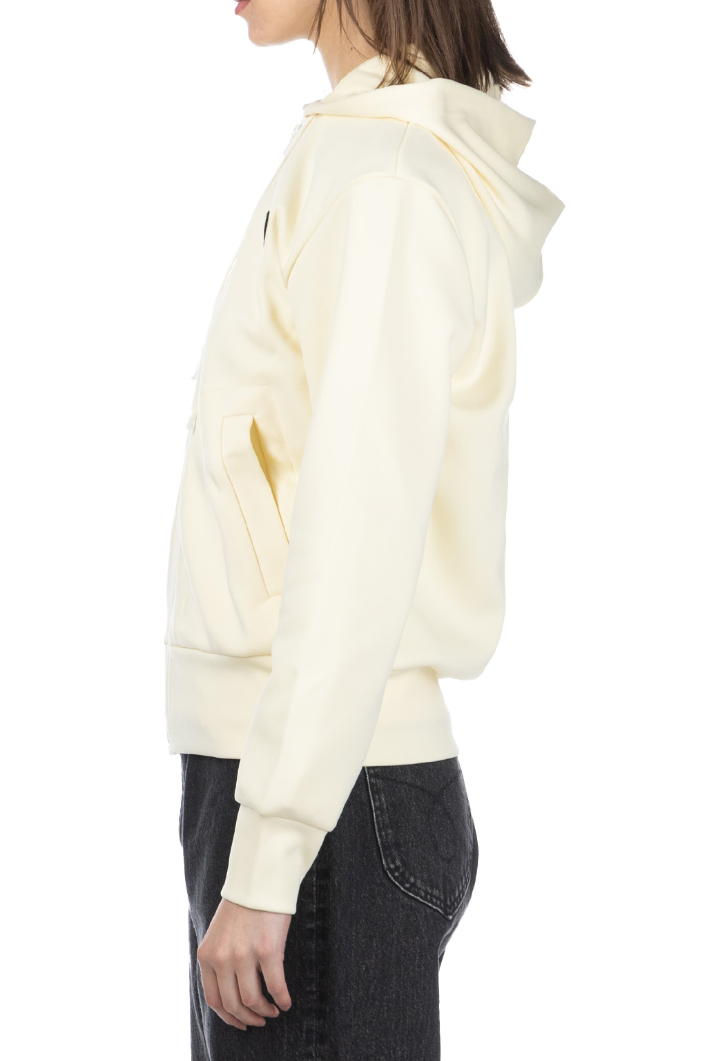 Comme Des Garcons Play - Unisex Black Heart Full Zip Hoodie - Ivory