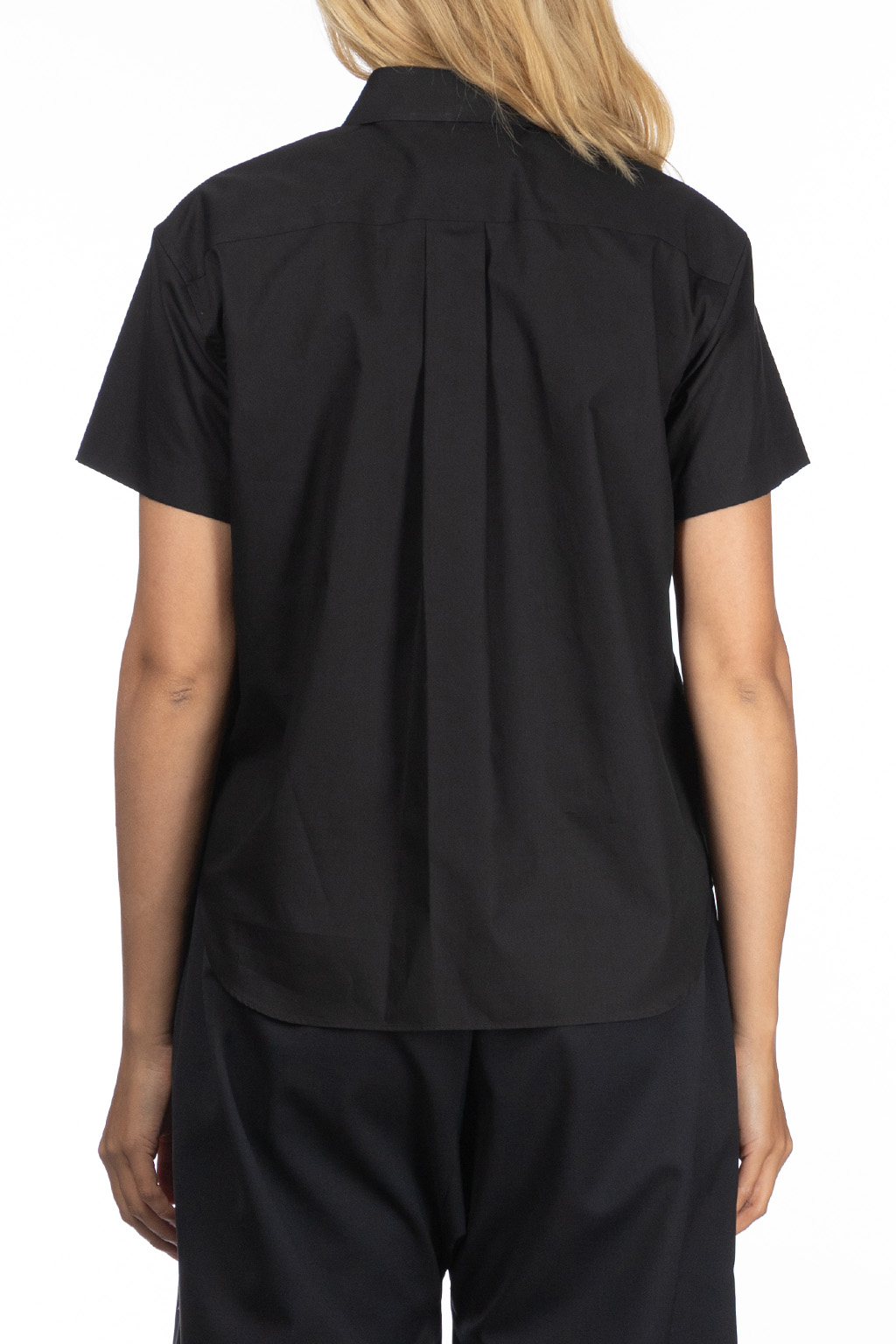 Comme Des Garcons TAO - Cotton Broad SS Blouse - Black