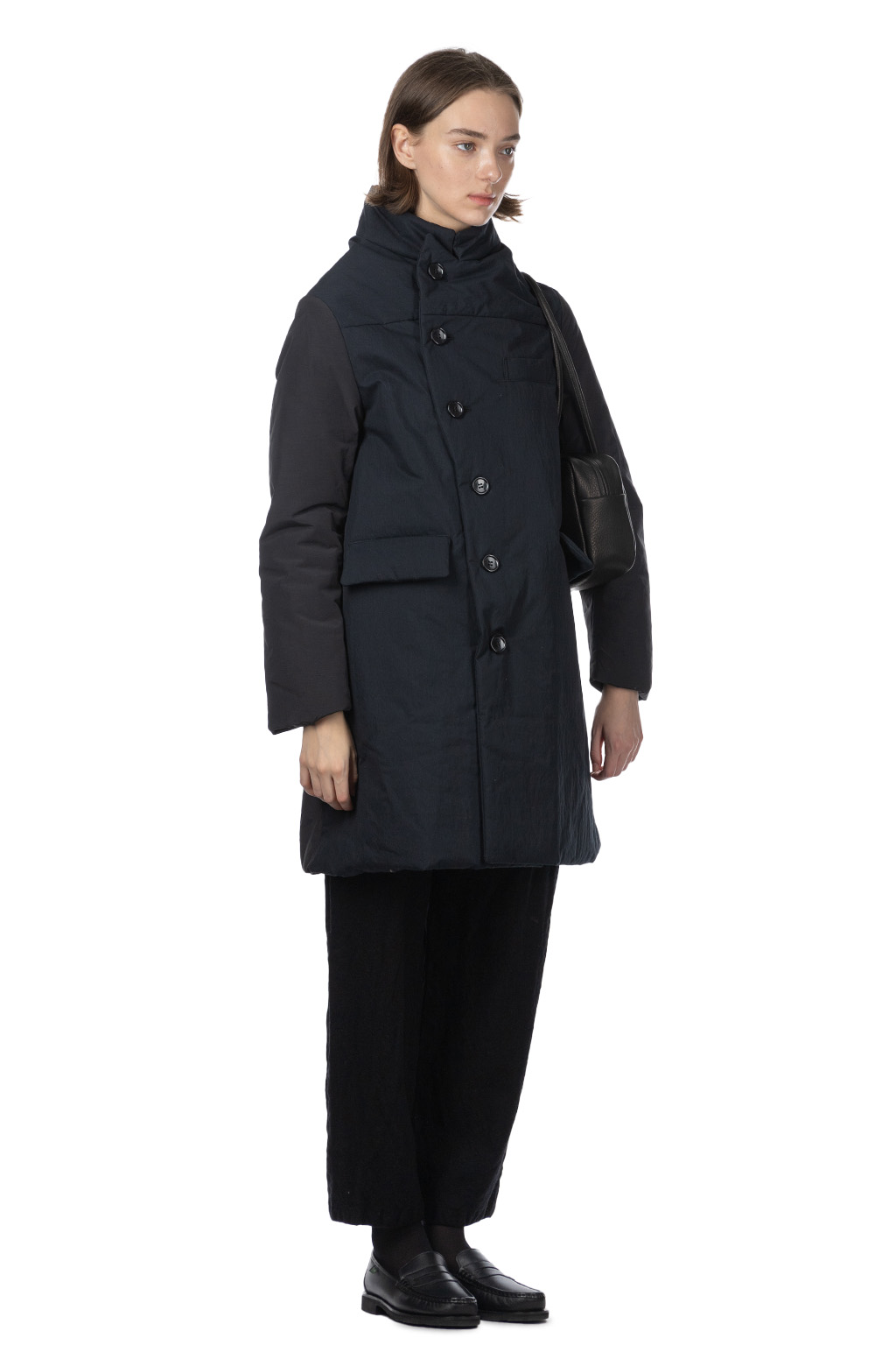 Comme Des Garcons TAO - Cotton Nylon Canvas x Cotton Nylon Twill Coat