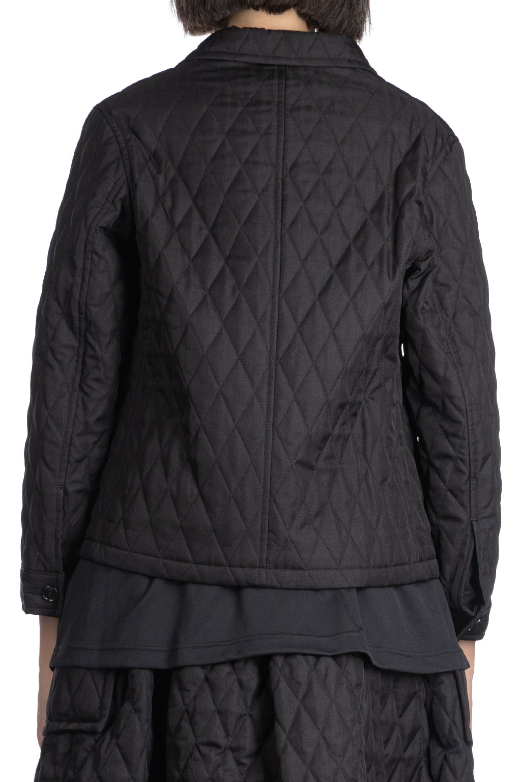 Comme Des Garcons TAO - Poly Herringbone Quilting Jacket - Black