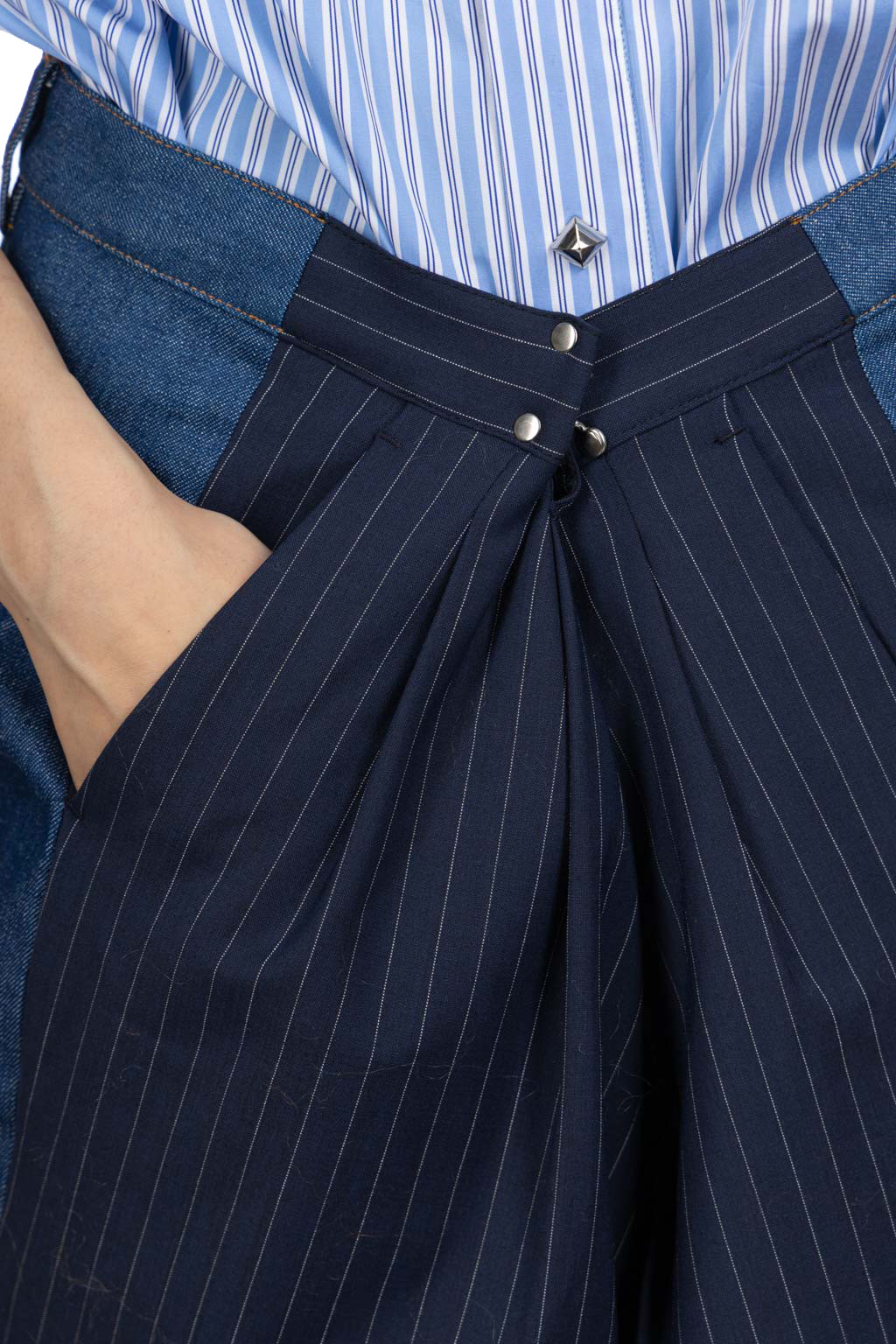 Discovered - Suits Denim Pants - Navy