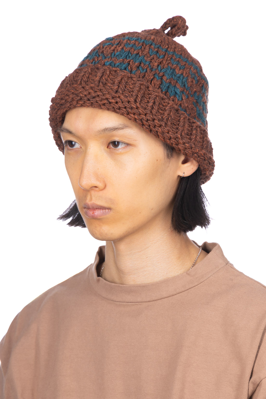 Decho HAND KNIT CAP in 3 Color Choices