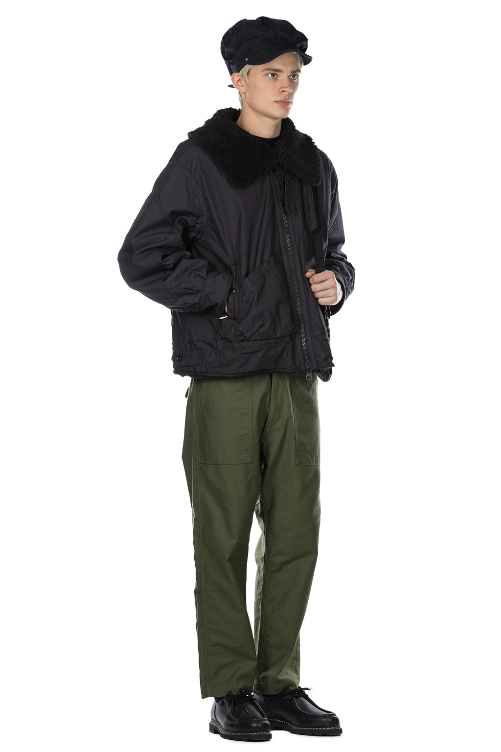 Engineered Garments - B3 Jacket - Black Nyco Twill