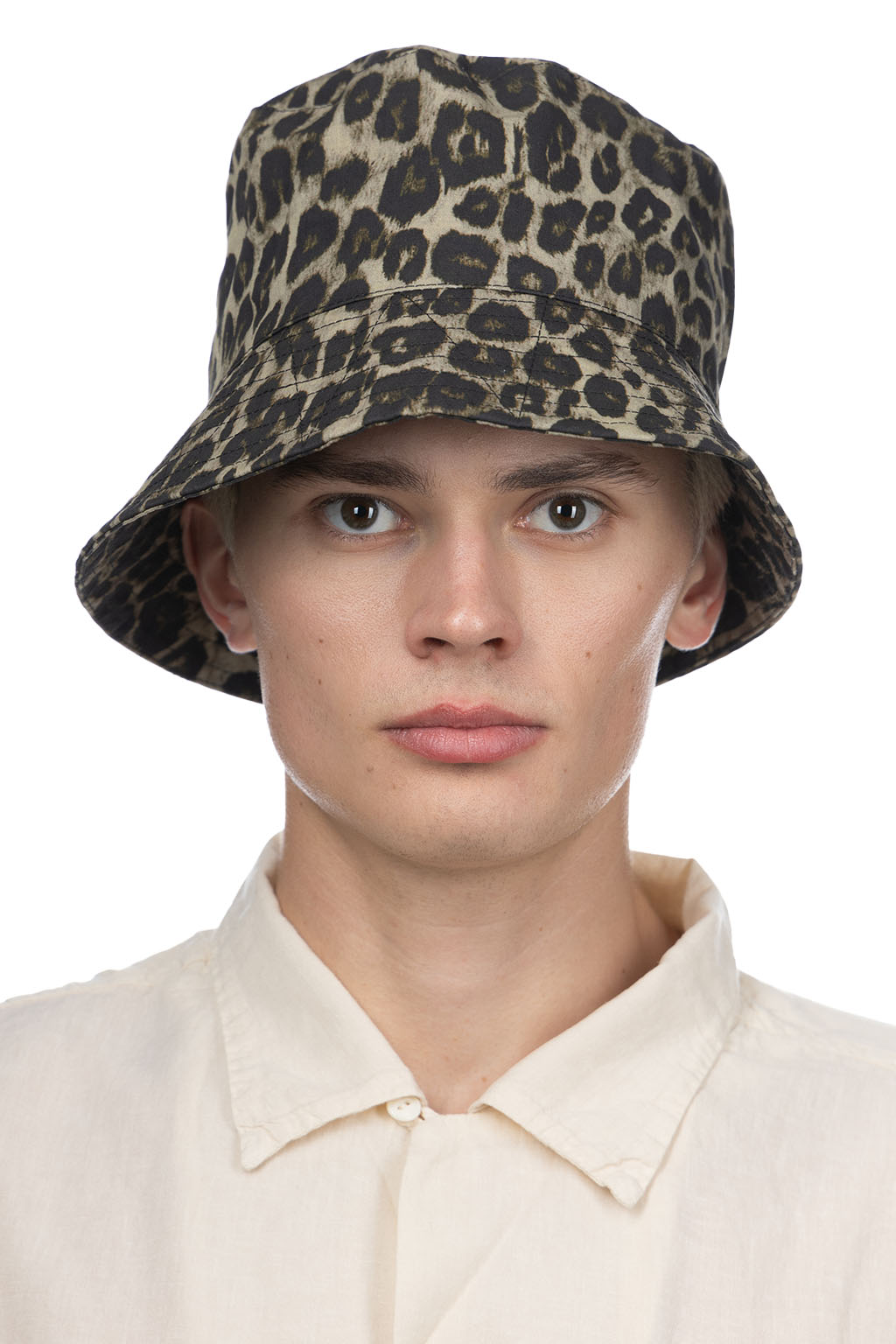 Engineered Garments - Bucket Hat - Brown Nyco Leopard Print