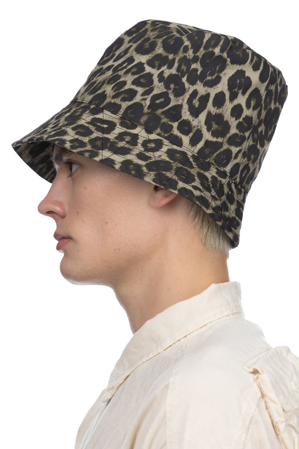 Engineered Garments - Bucket Hat - Brown Nyco Leopard Print