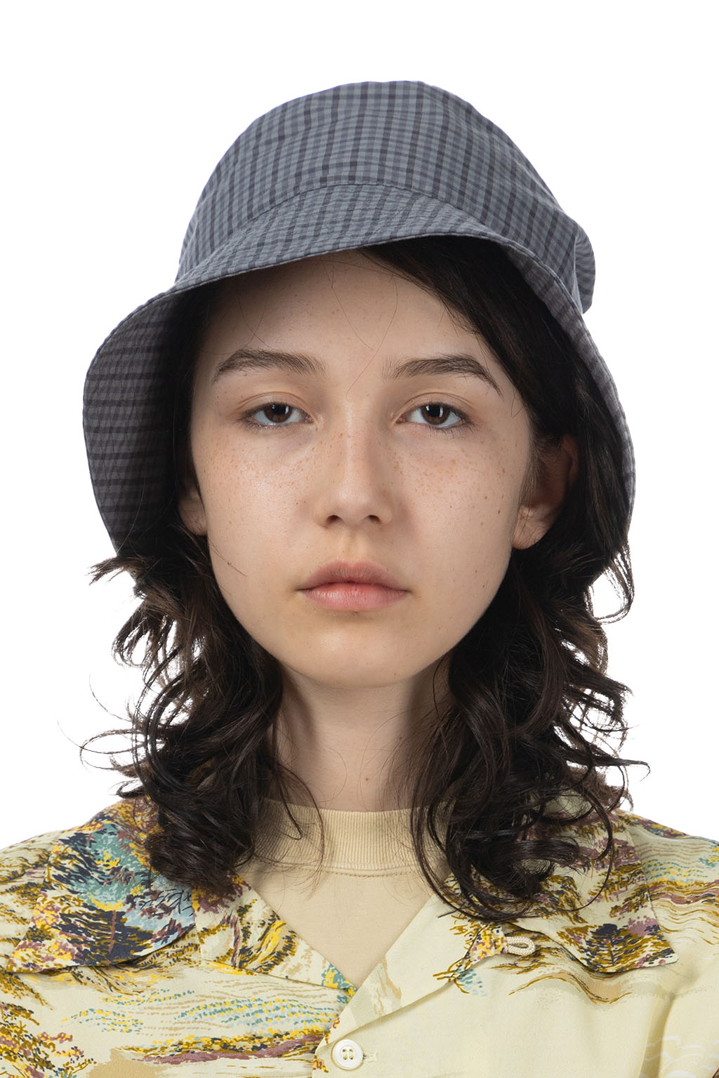 Engineered Garments - Bucket Hat - Grey PC Gunclub Check