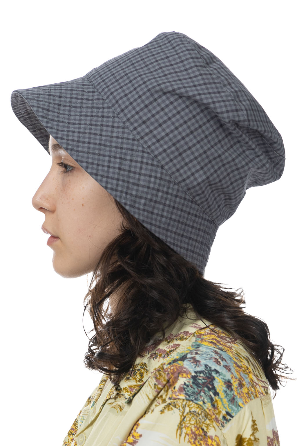 Engineered Garments - Bucket Hat - Grey PC Gunclub Check