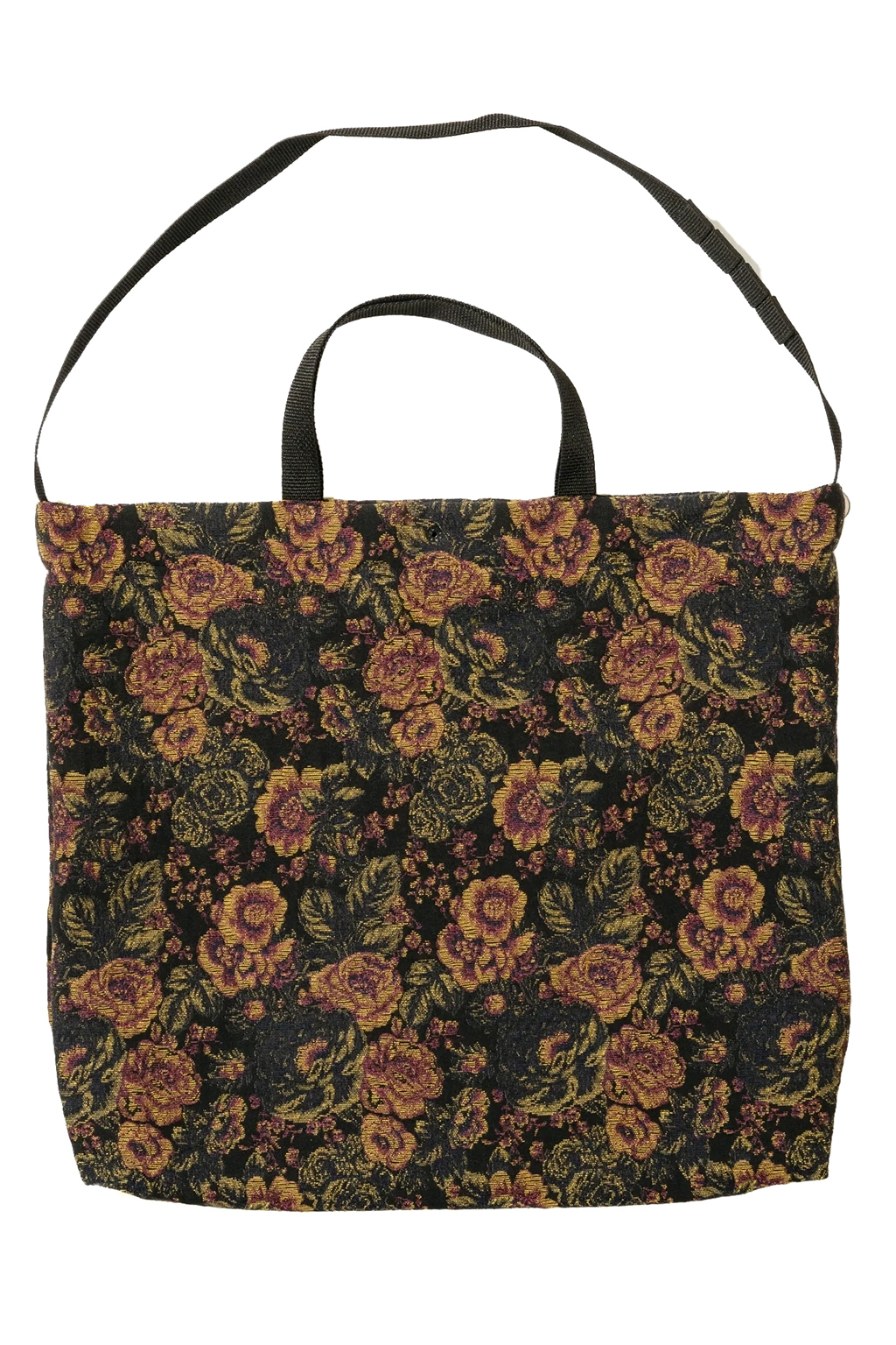 Engineered Garments - Carry All Tote - Black x Gold CP Floral Jacquard