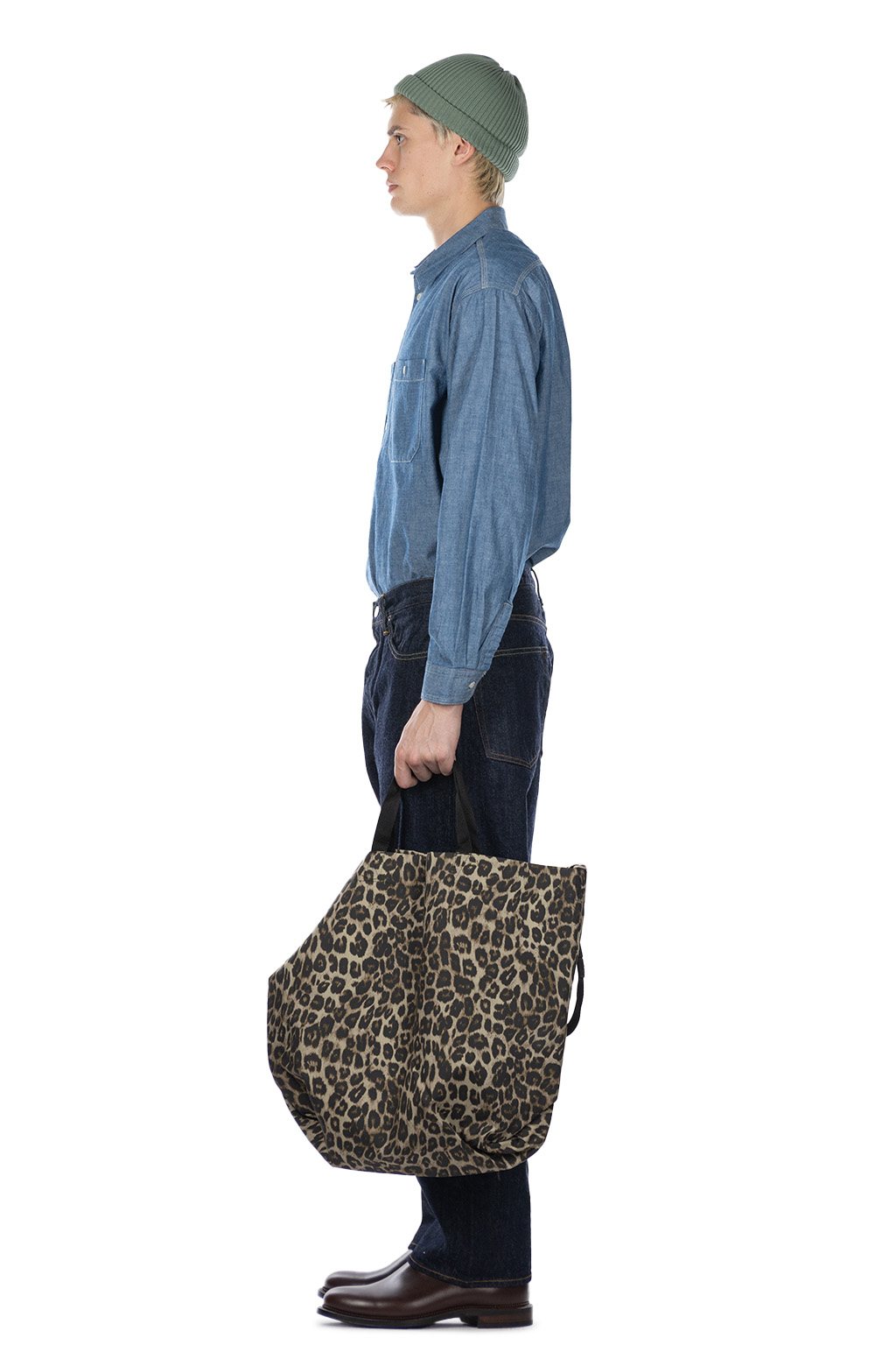 Engineered Garments - Carry All Tote - Brown Nyco Leopard Print