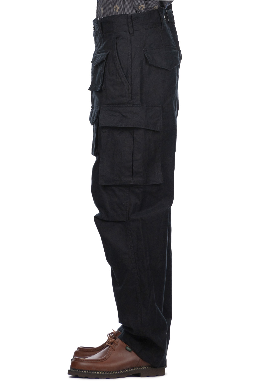 Engineered Garments - FA Pant - Black Cotton Brushed HB