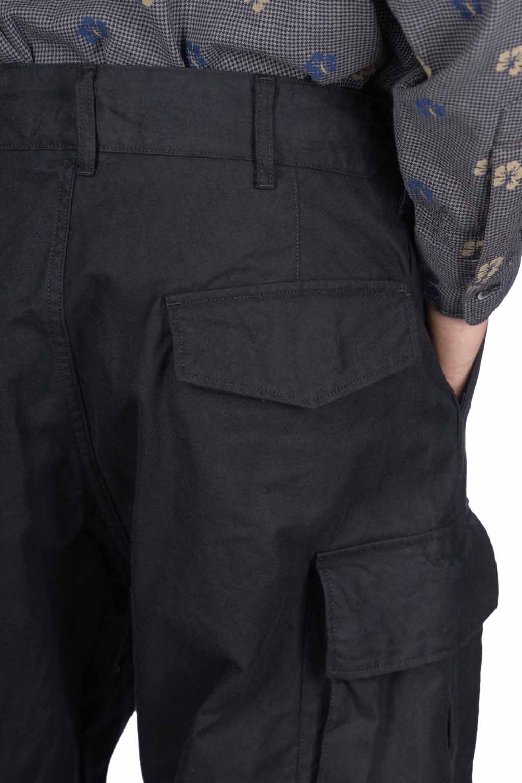 Engineered Garments - FA Pant - Black Cotton Brushed HB