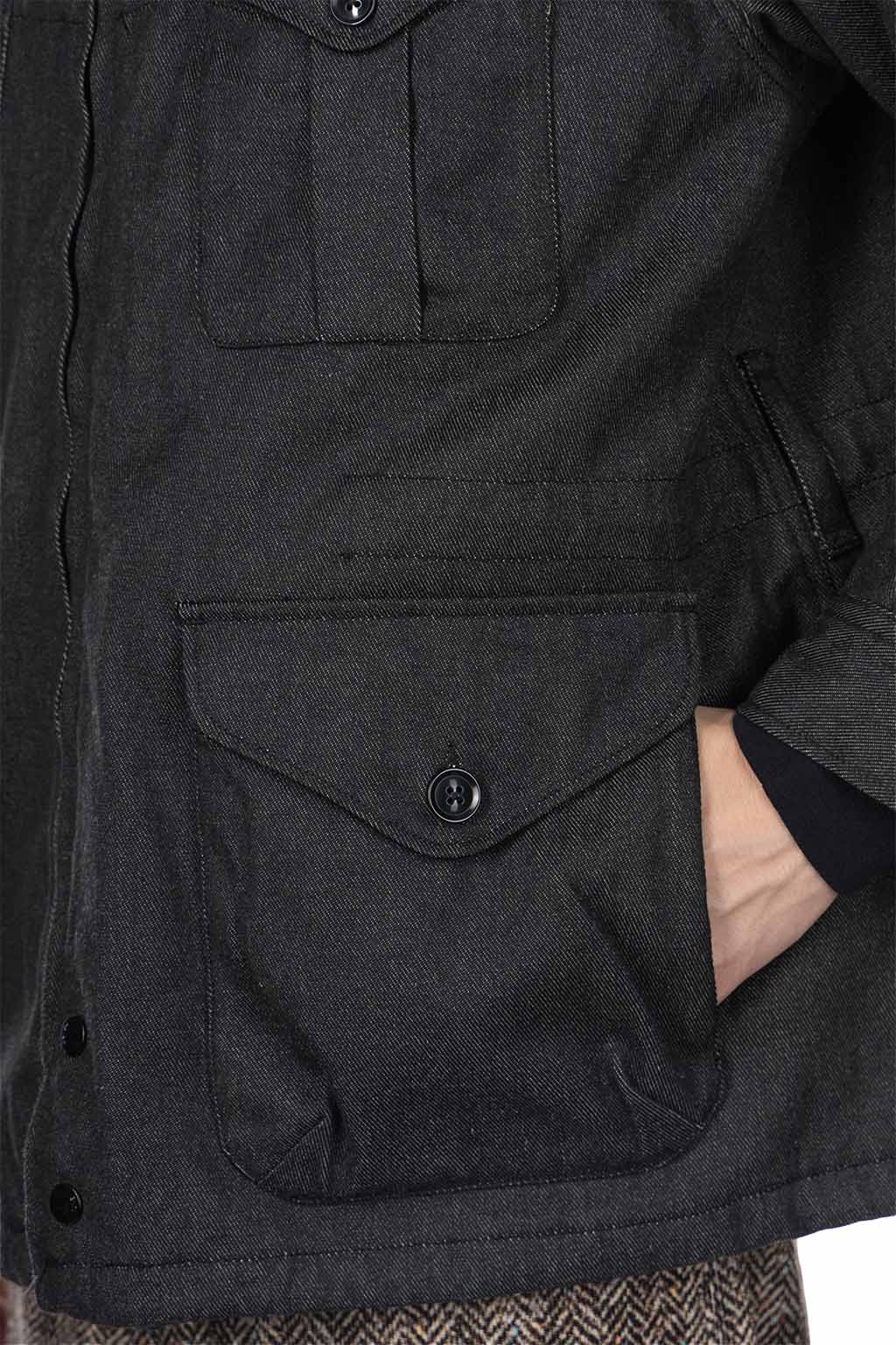 Engineered Garments - Field Parka - Black PC Denim