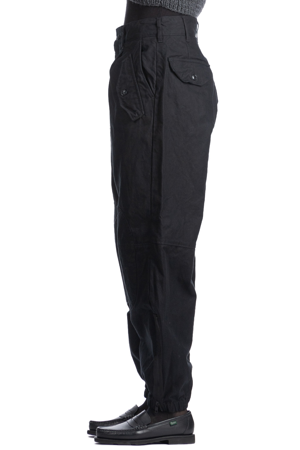 Engineered Garments - IAC Pant-Black Cotton Brushed HB