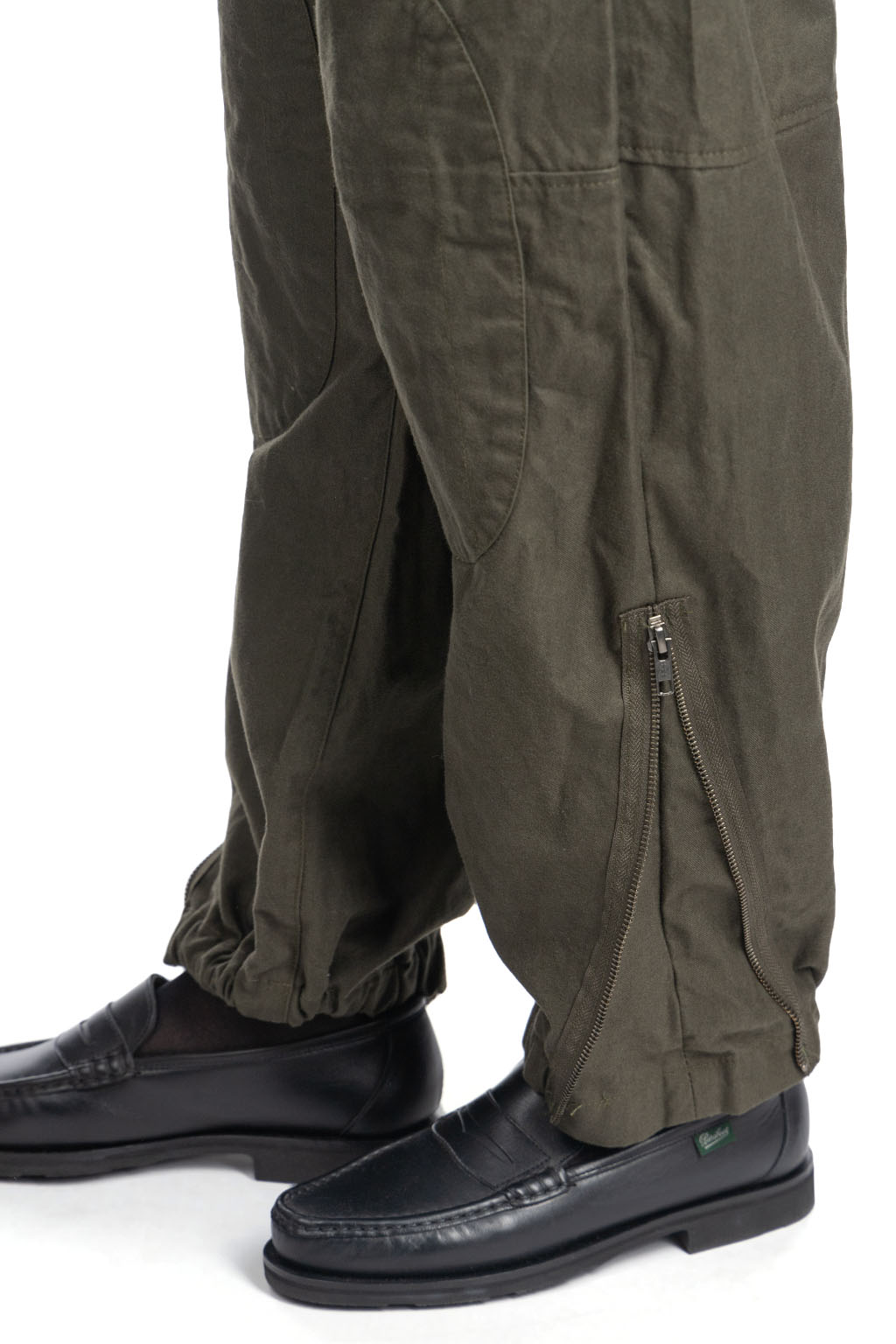 Engineered Garments - IAC Pant-Olive Cotton Brushed HB