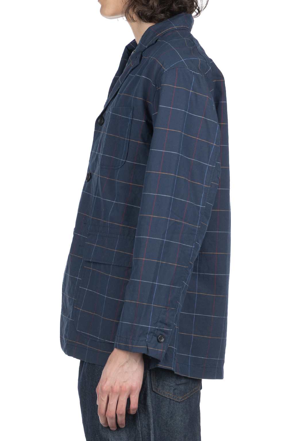 Engineered Garments - Loiter Jacket - Navy CL Windowpane